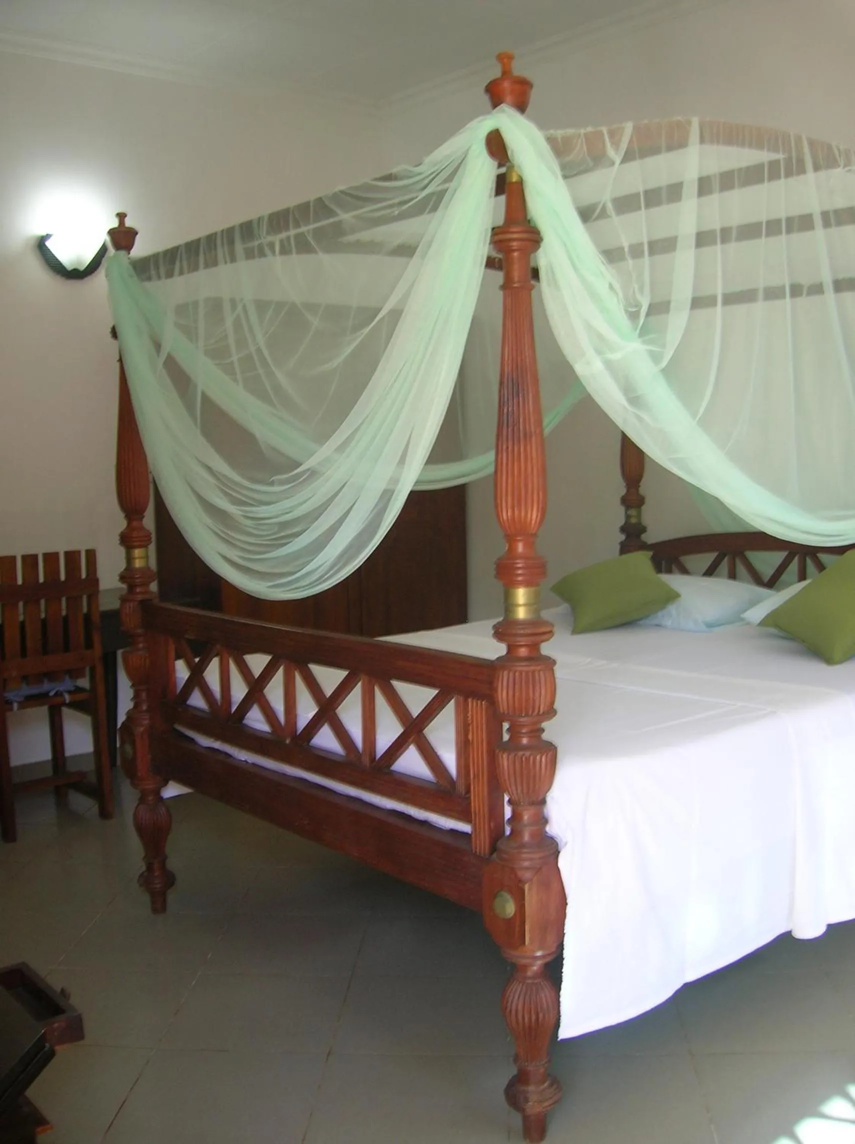 Bed in Sagarika Beach Hotel