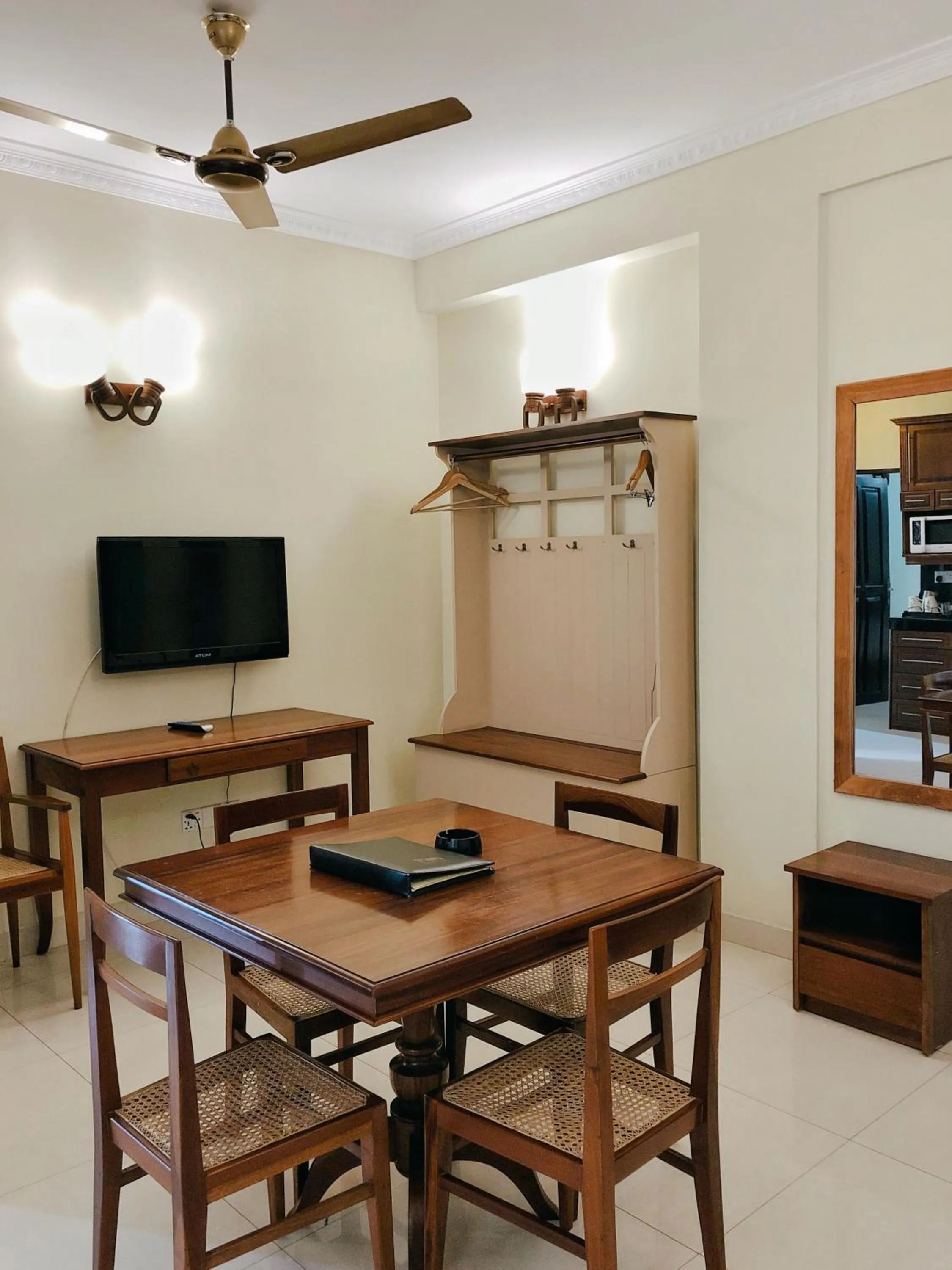 Kitchen or kitchenette in Lafala Hotel & Service Apartment