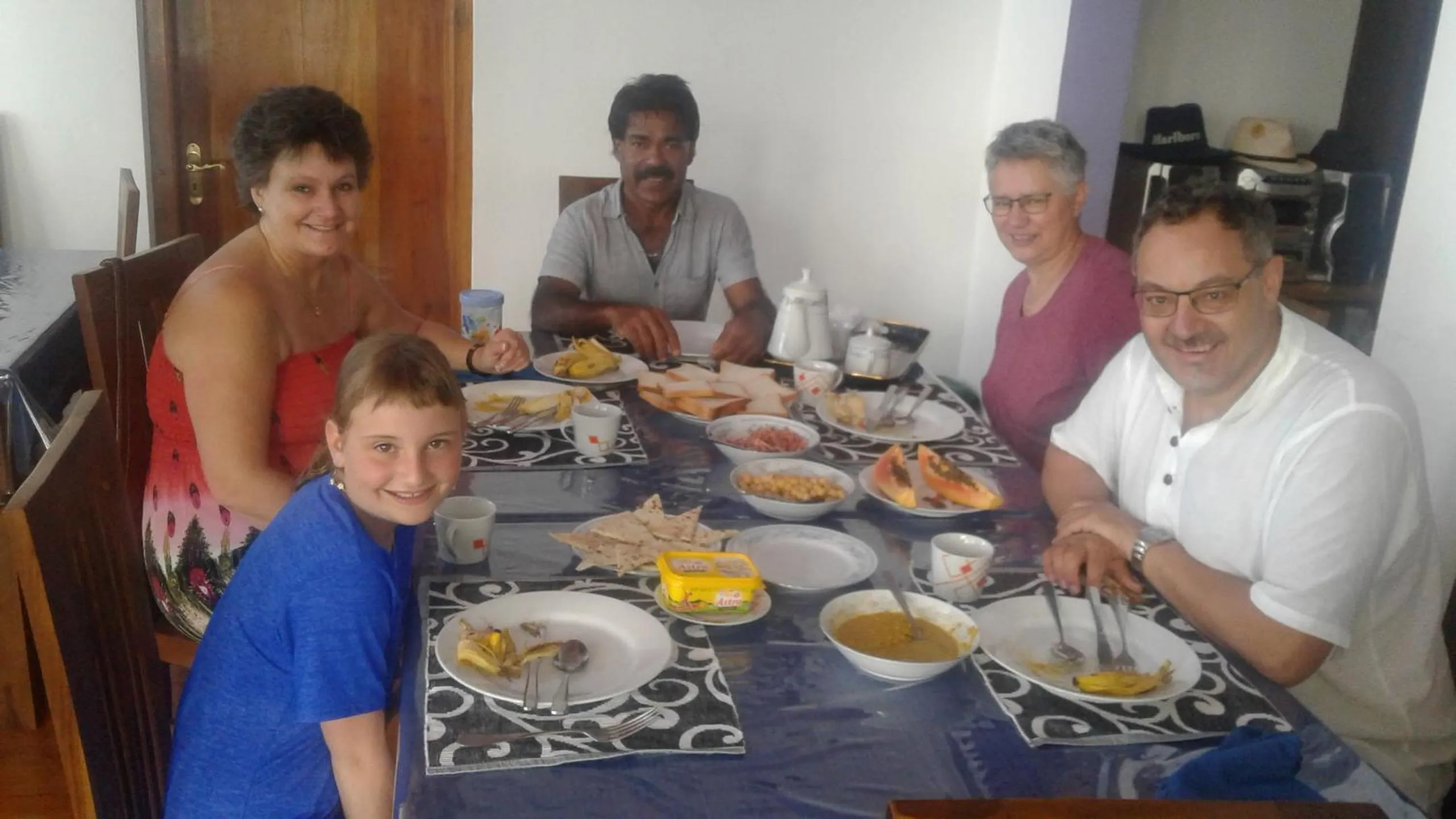 Continental breakfast in The Mist Holiday Bungalow