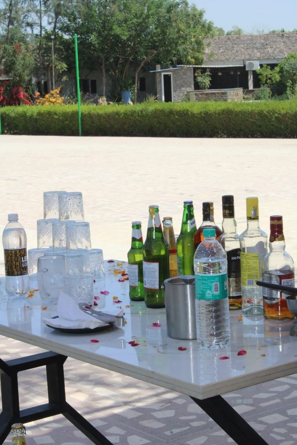 Food and drinks in Astroport Sariska Treetop by Eight Continents