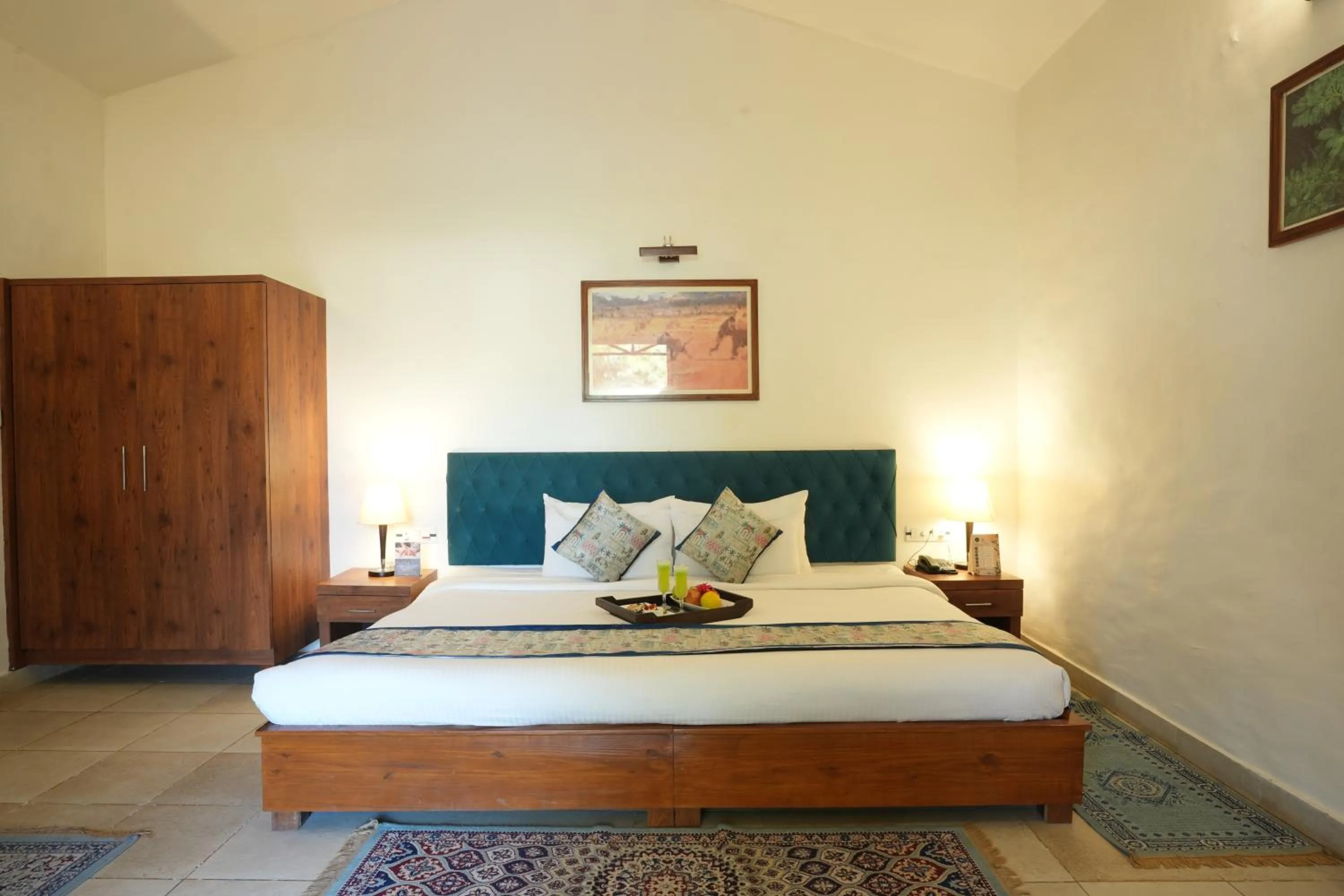 Bedroom, Bed in Astroport Sariska Treetop by Eight Continents