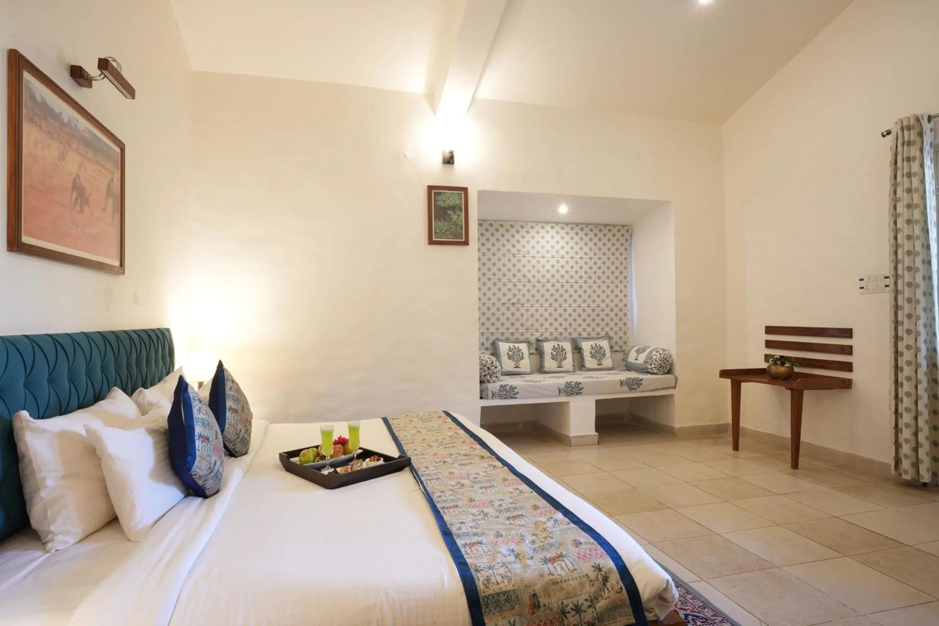 Bedroom, Bed in Astroport Sariska Treetop by Eight Continents