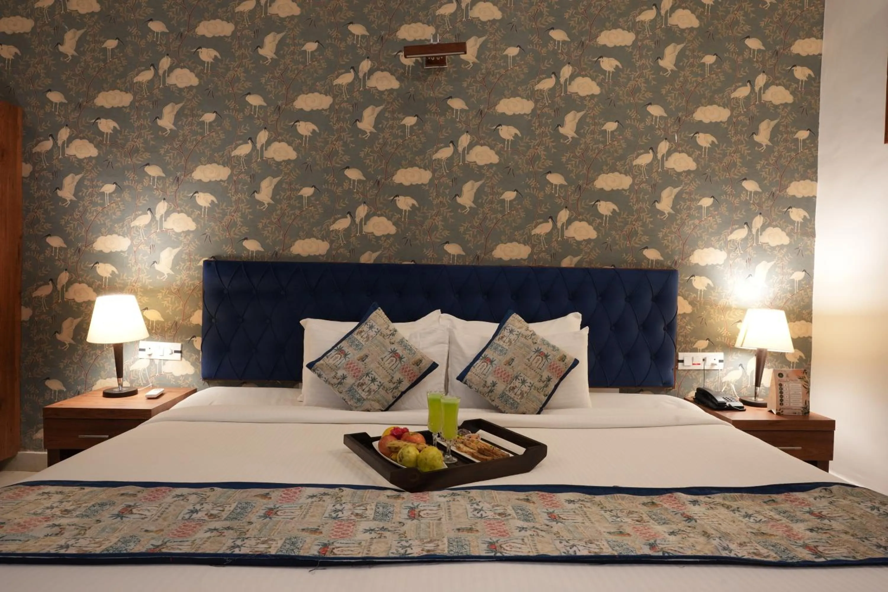 Bedroom, Bed in Astroport Sariska Treetop by Eight Continents