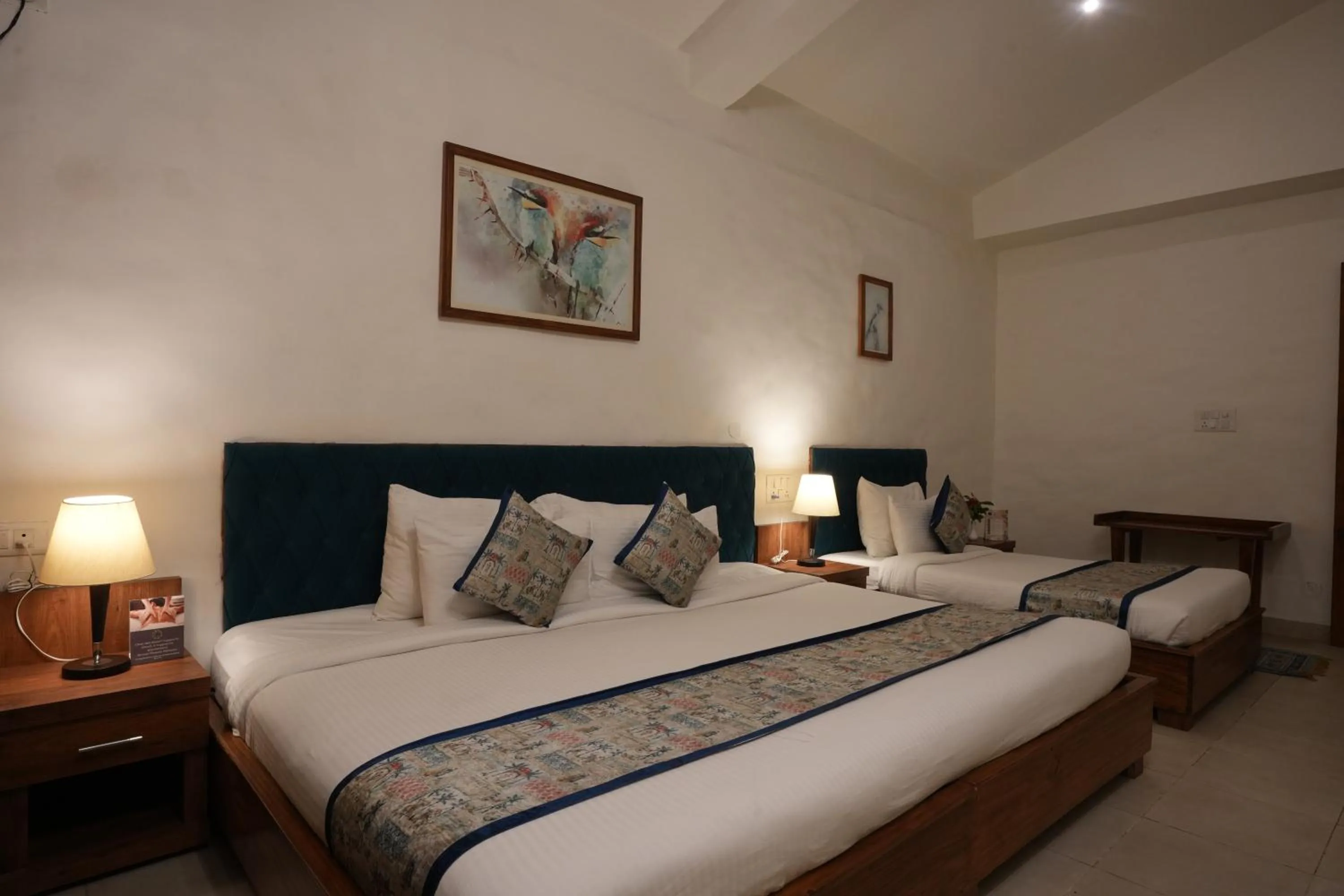 Bedroom, Bed in Astroport Sariska Treetop by Eight Continents