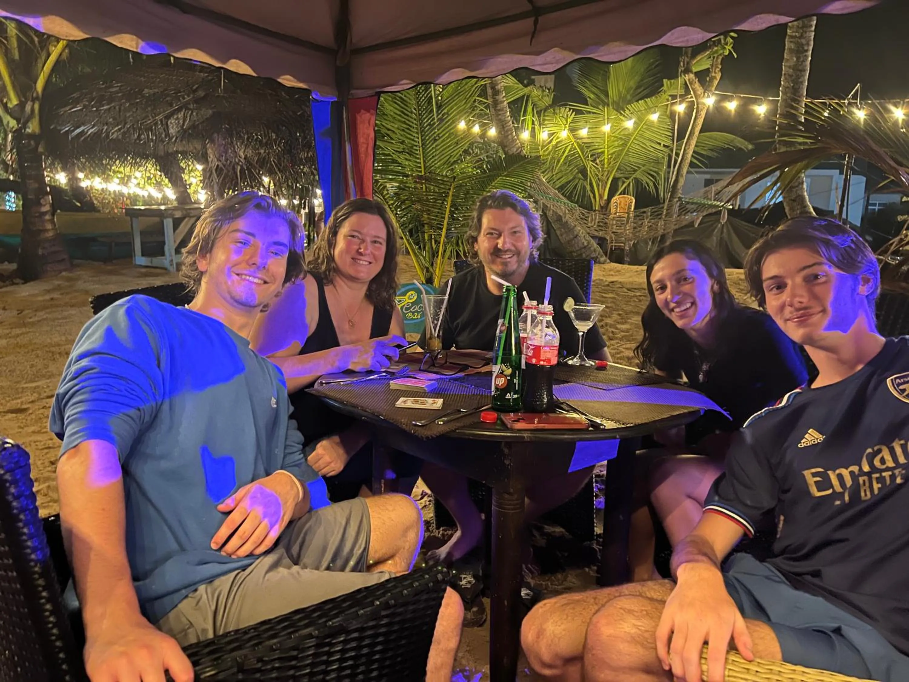 People in Frangipani Beach Villa