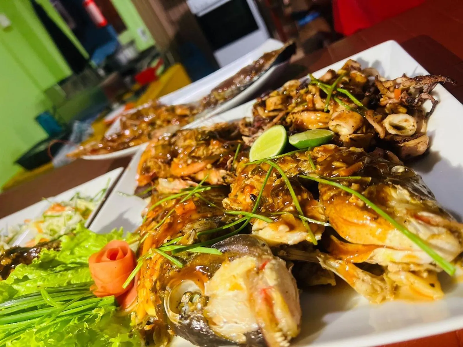 Food in Frangipani Beach Villa