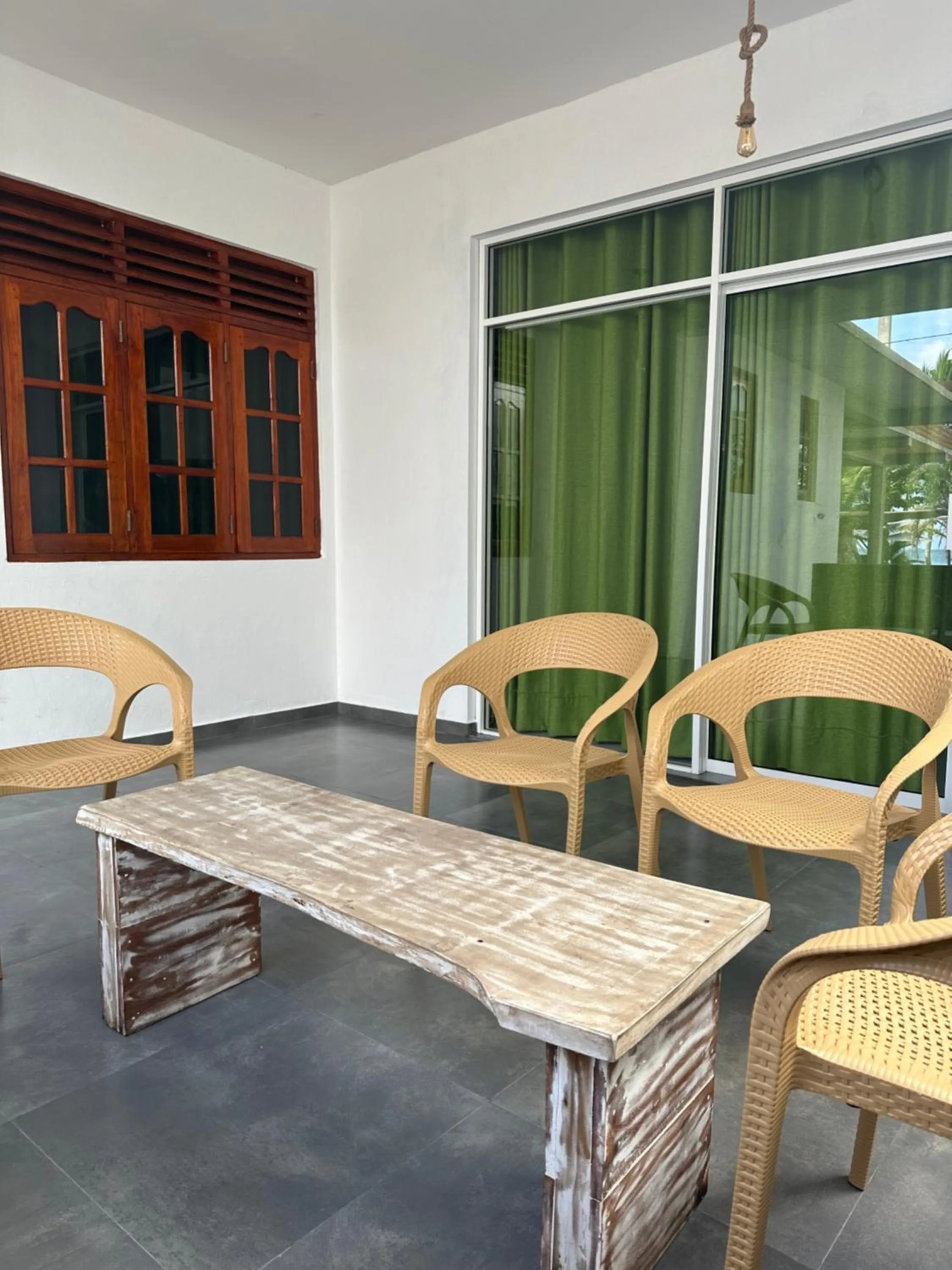 Seating area in Frangipani Beach Villa