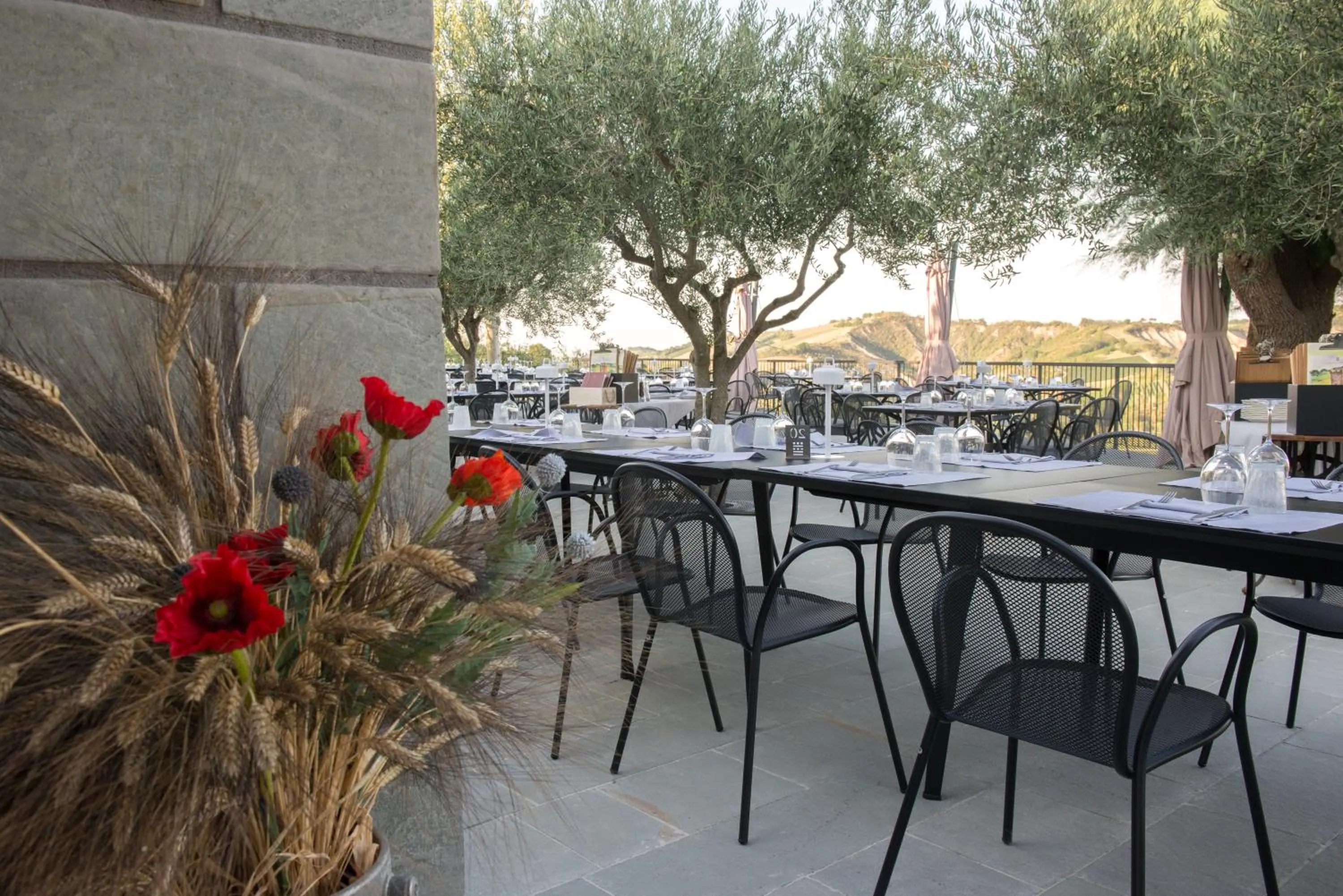 Balcony/Terrace in Agriturismo Torre del Marino