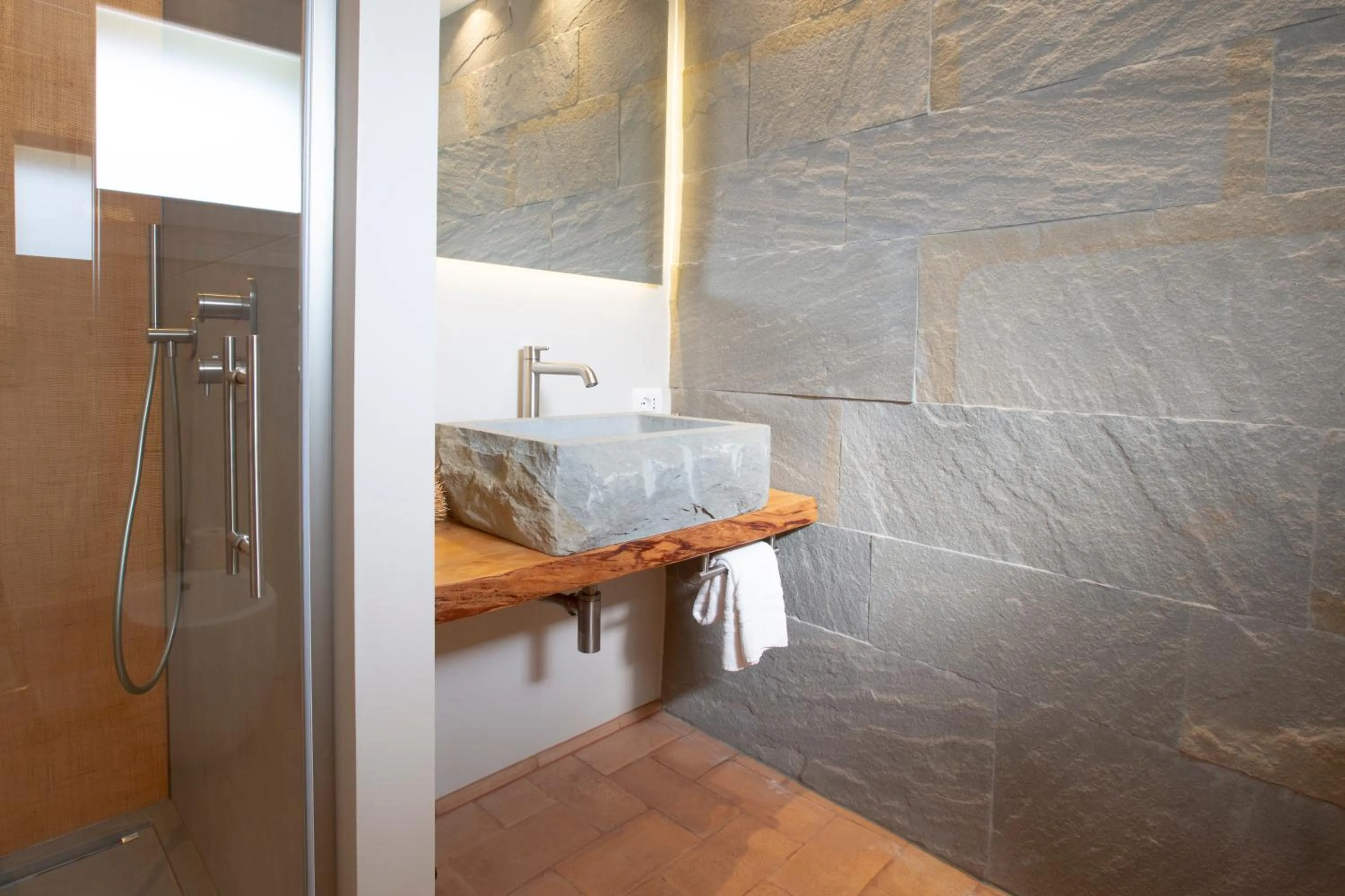 Bathroom in Agriturismo Torre del Marino