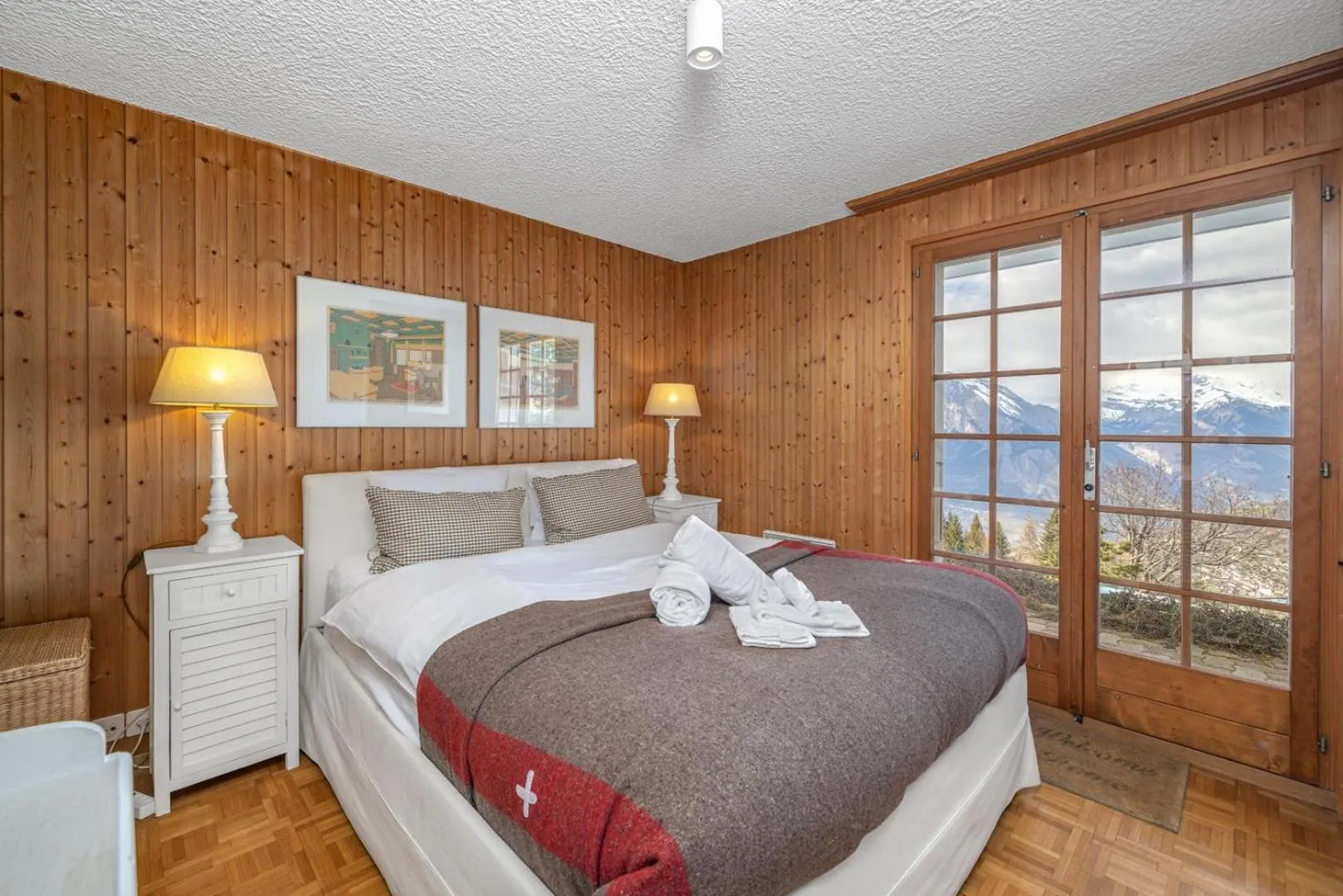 Floor plan, Bed in Chalet La Dame Blanche Perfect Family retreat