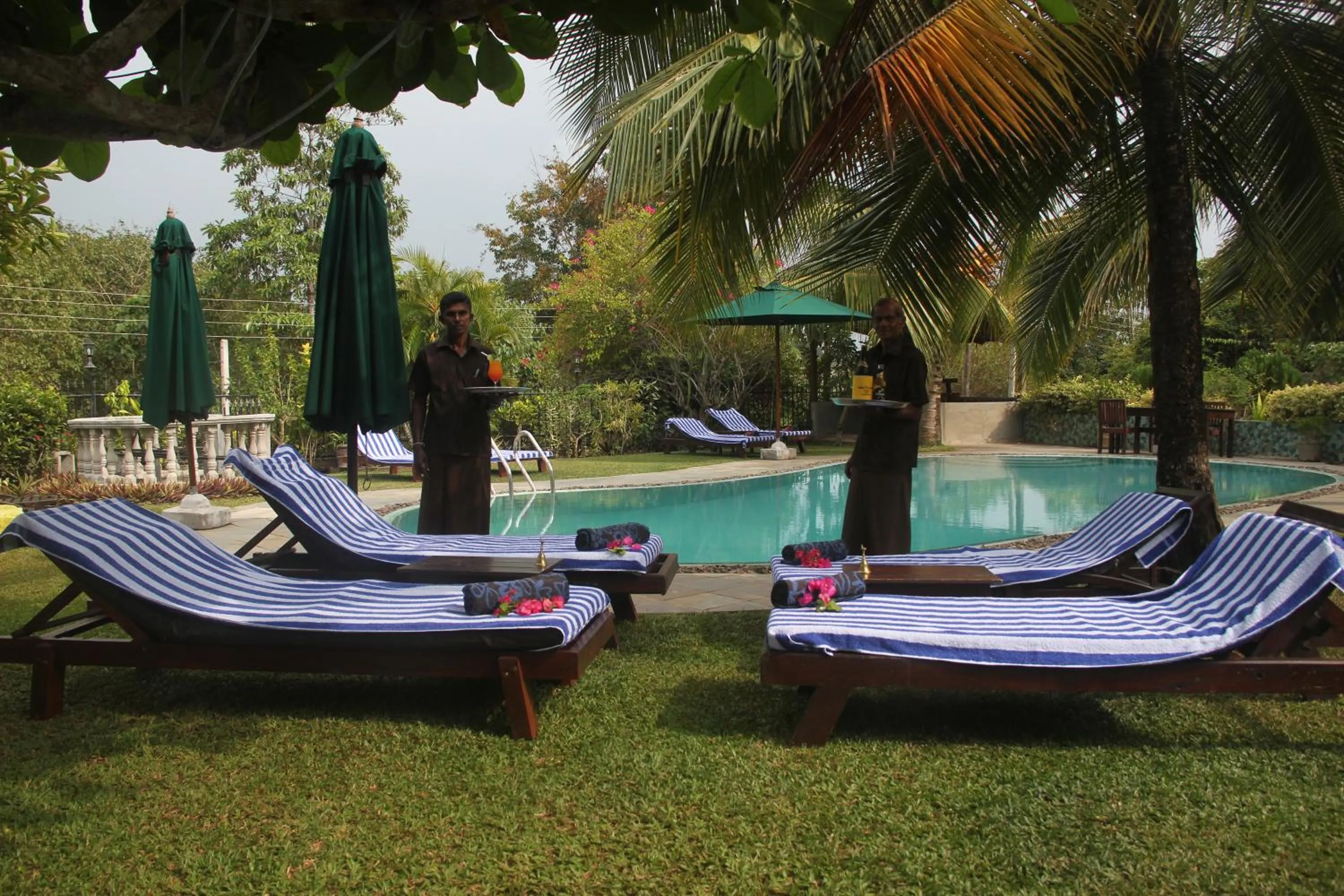 Garden in Asian Jewel Boutique Hotel