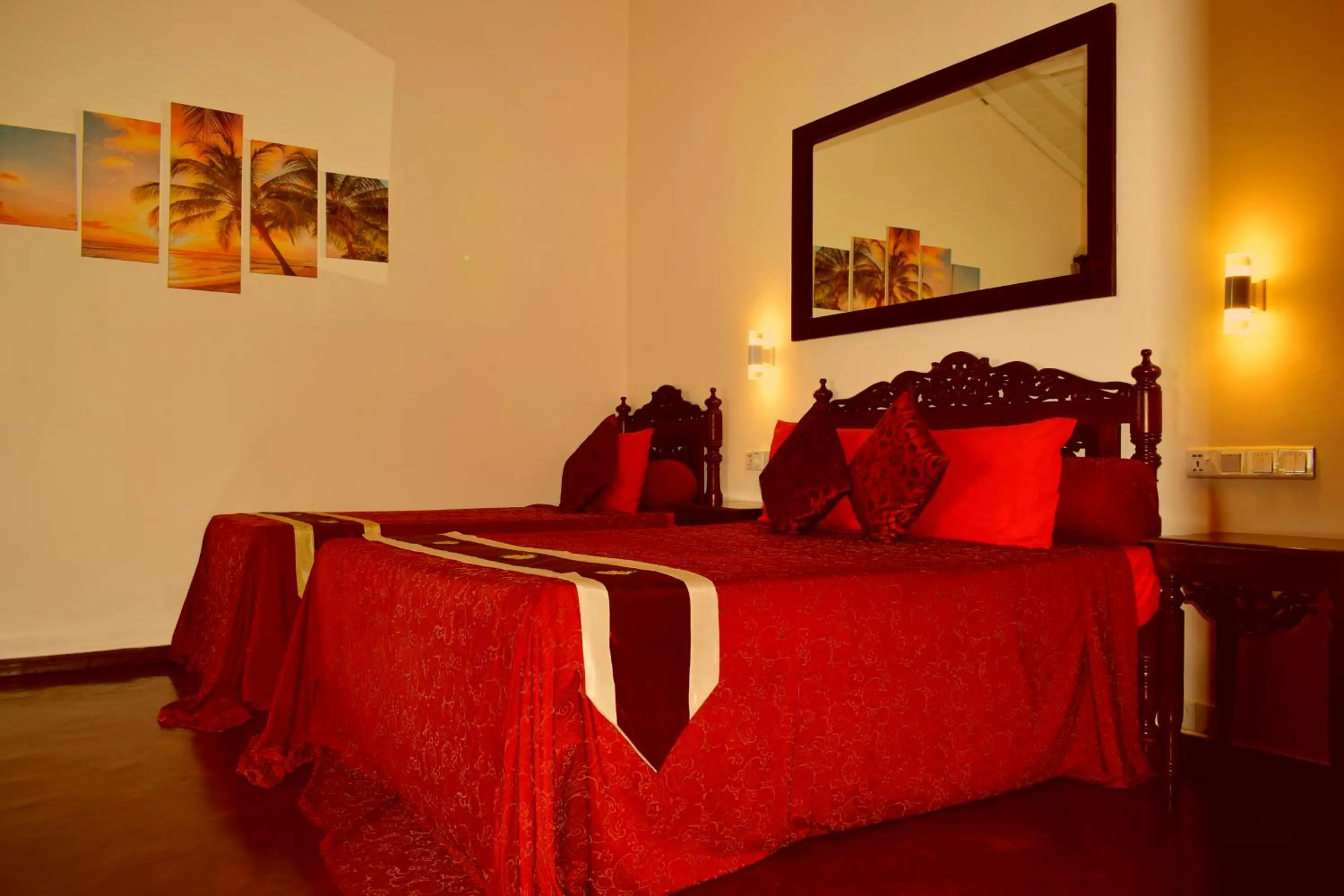 Bed in Asian Jewel Boutique Hotel