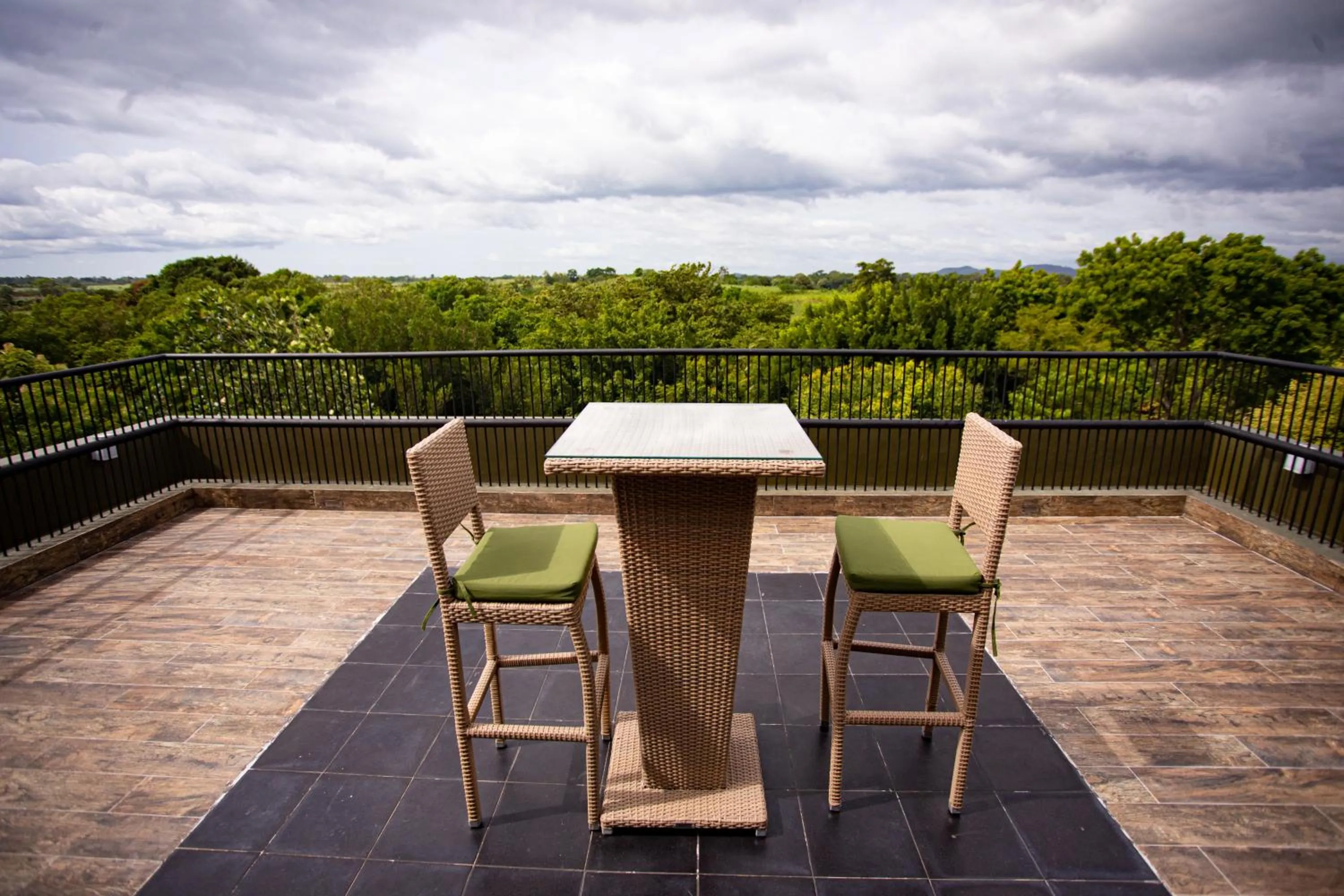 Balcony/Terrace in Kalu's Hideaway Udawalawe