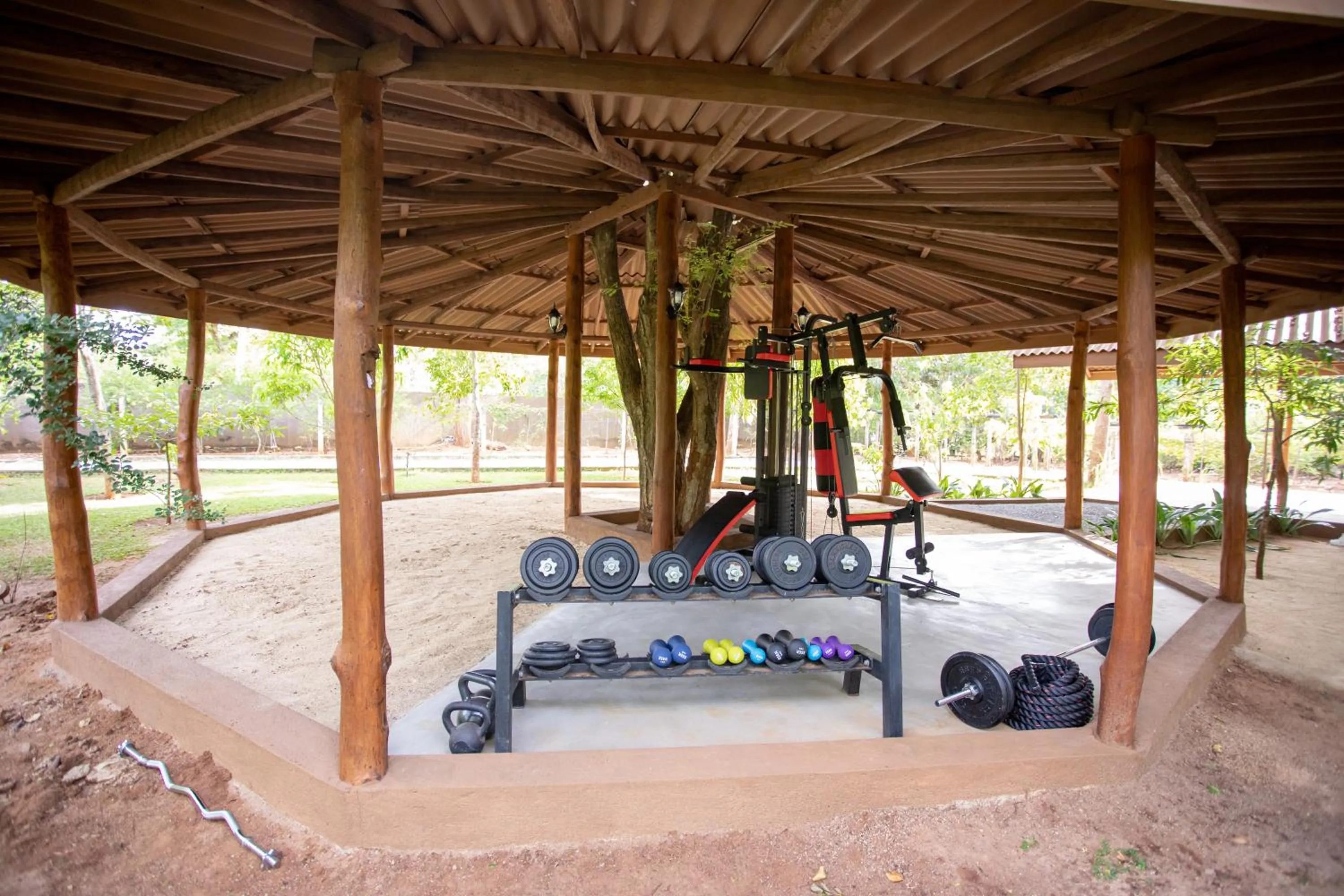 Fitness centre/facilities in Kalu's Hideaway Udawalawe