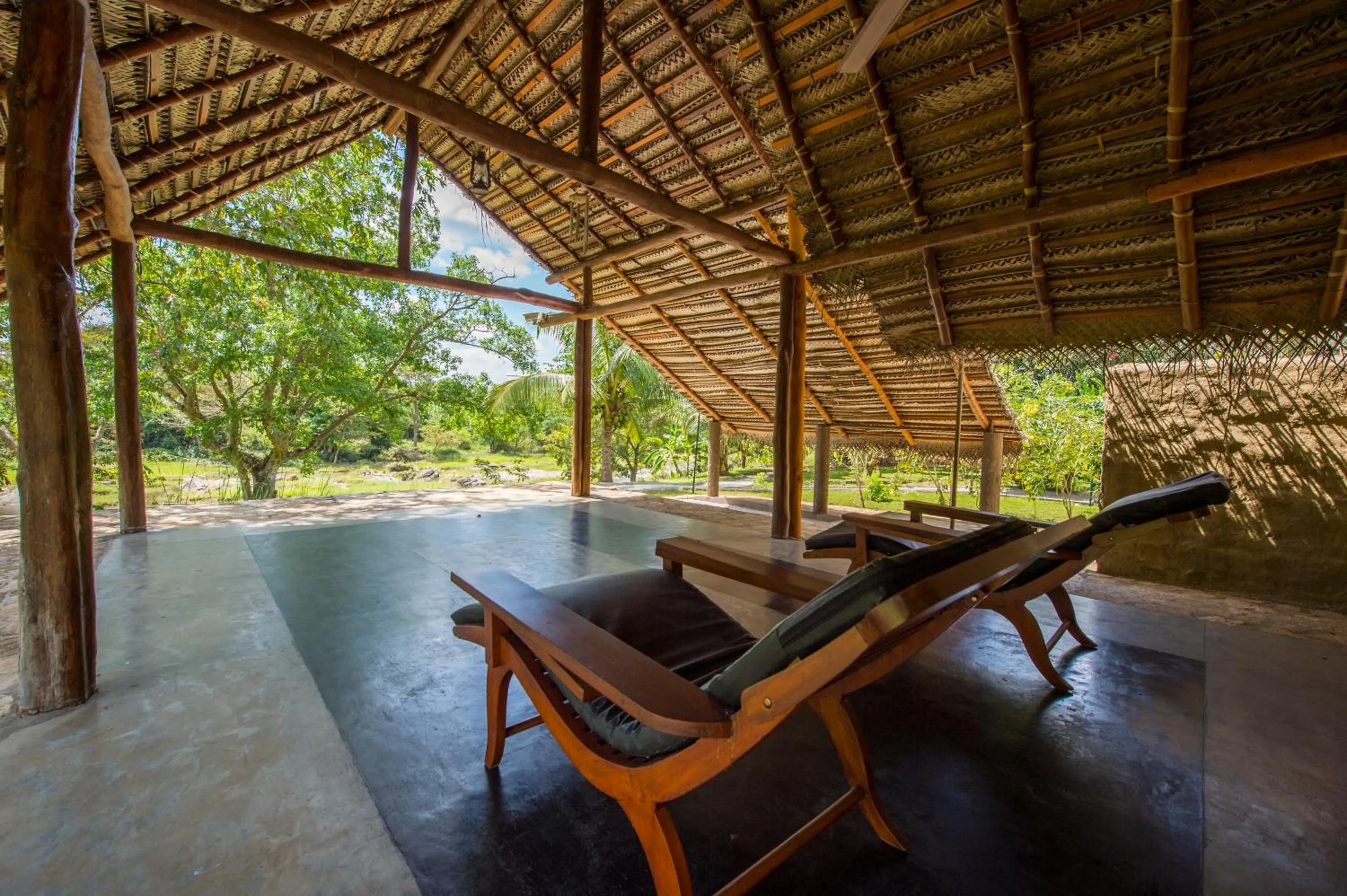 Patio in Kalu's Hideaway Udawalawe