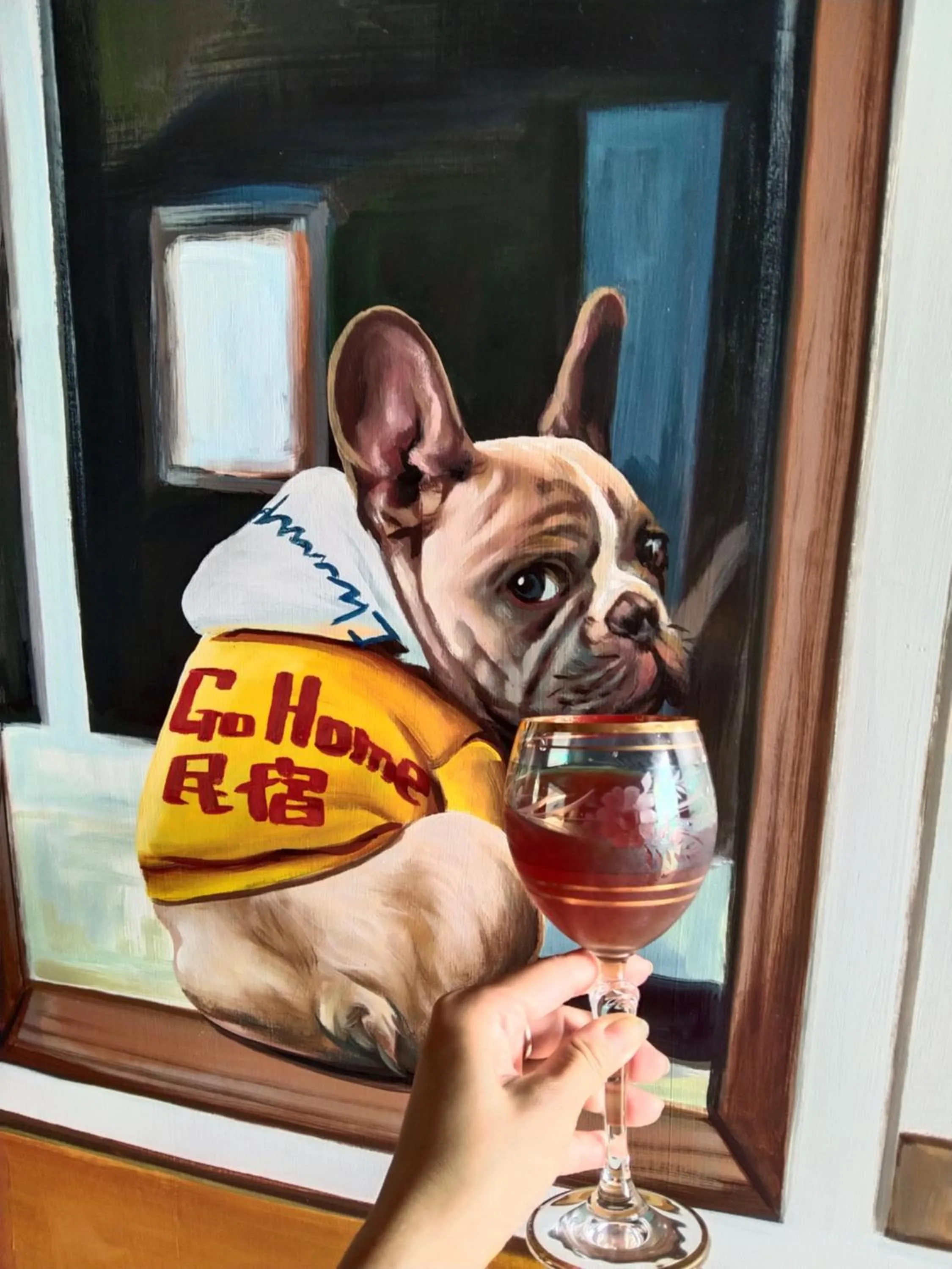 Decorative detail in Go Home Homestay