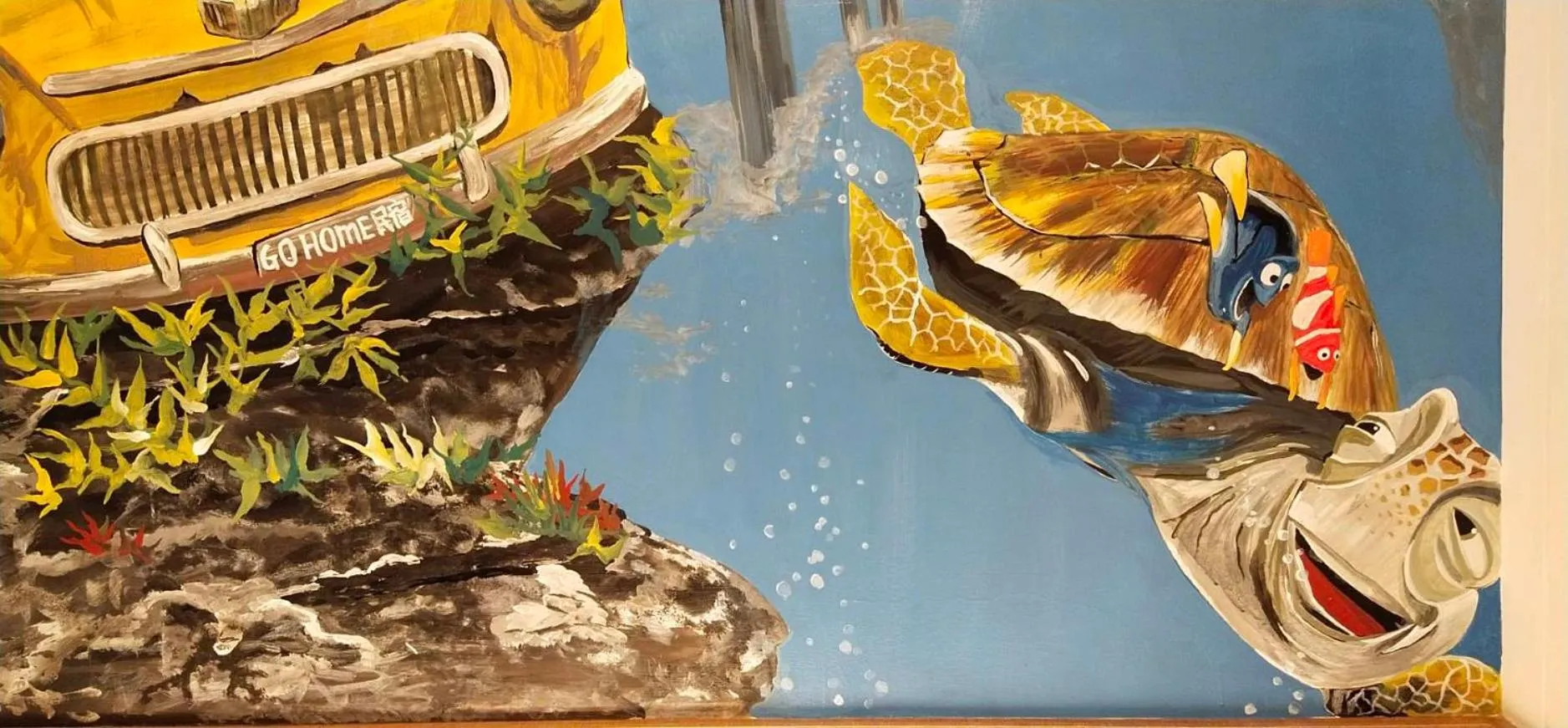 Decorative detail in Go Home Homestay