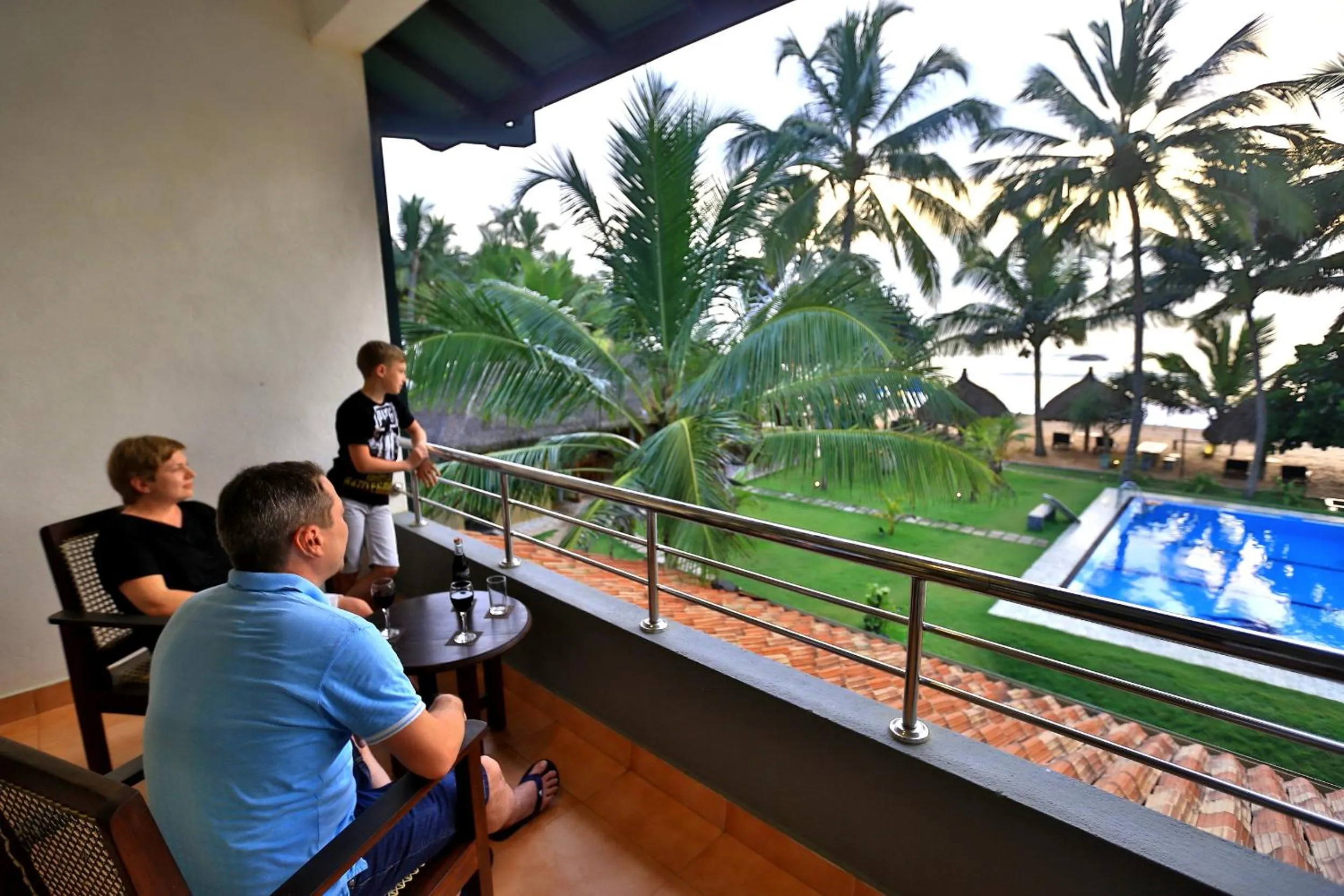 Balcony/Terrace in Sea Rock Villa