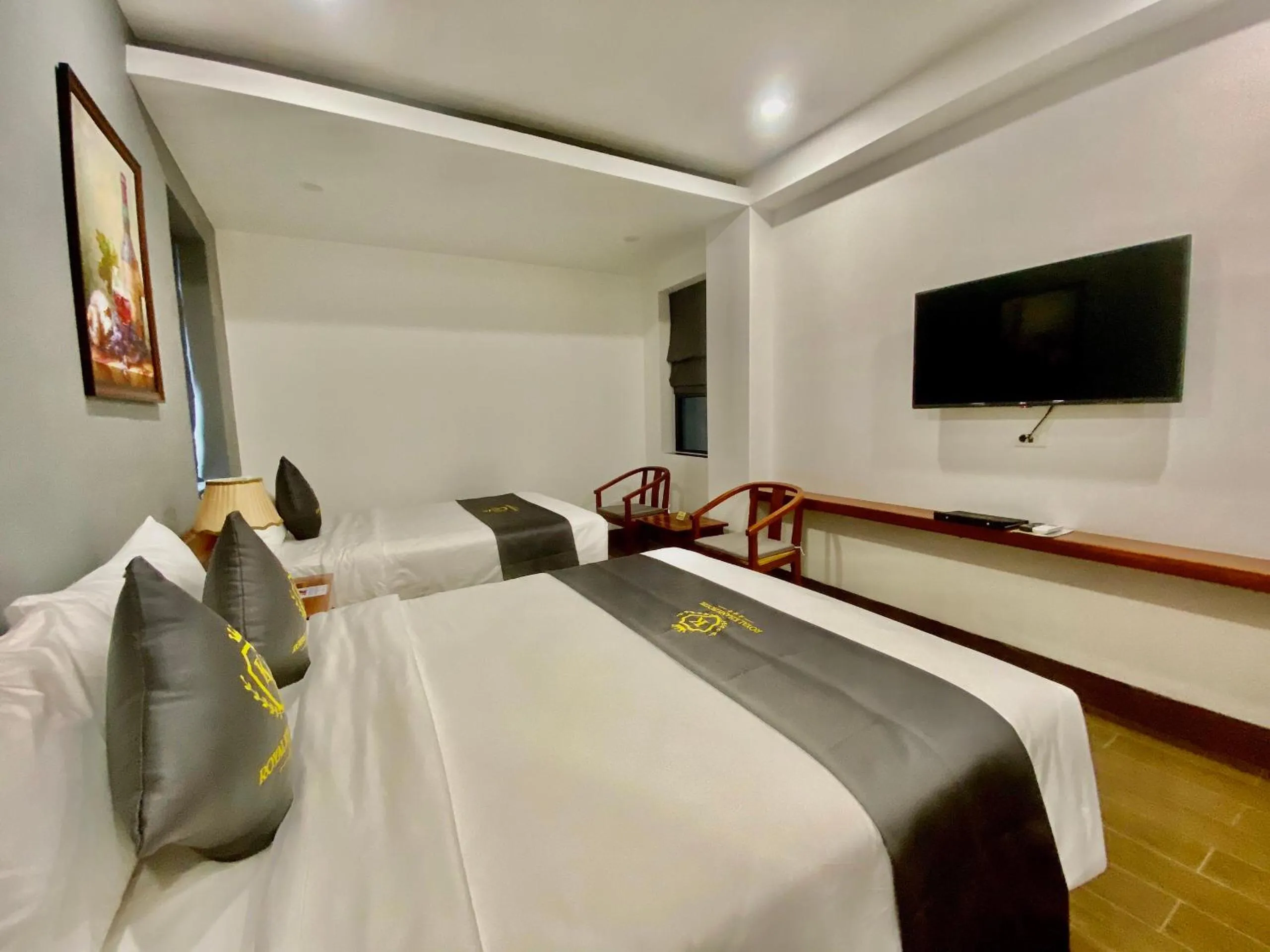 Bed in Royal Khanh Hotel