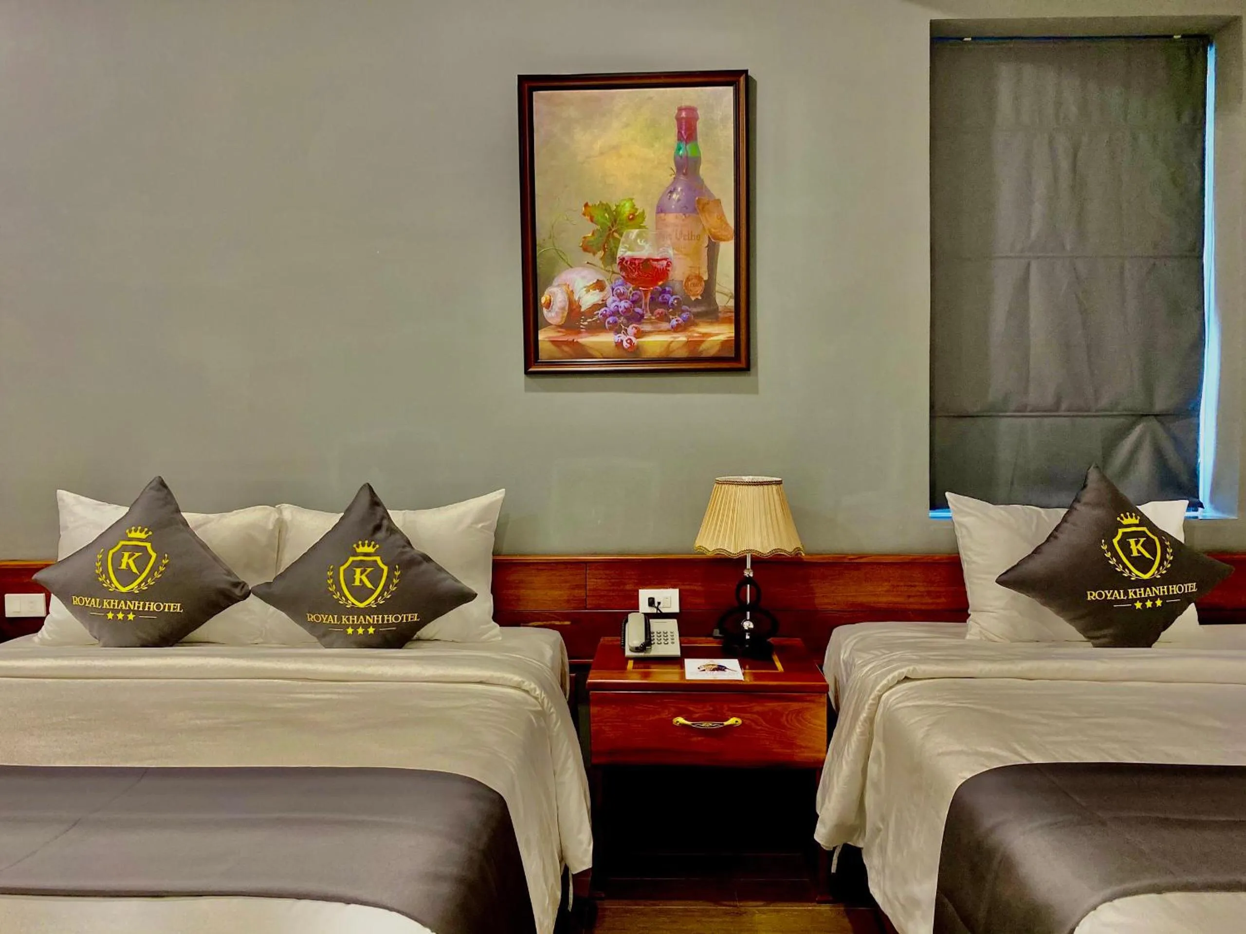 Bed in Royal Khanh Hotel