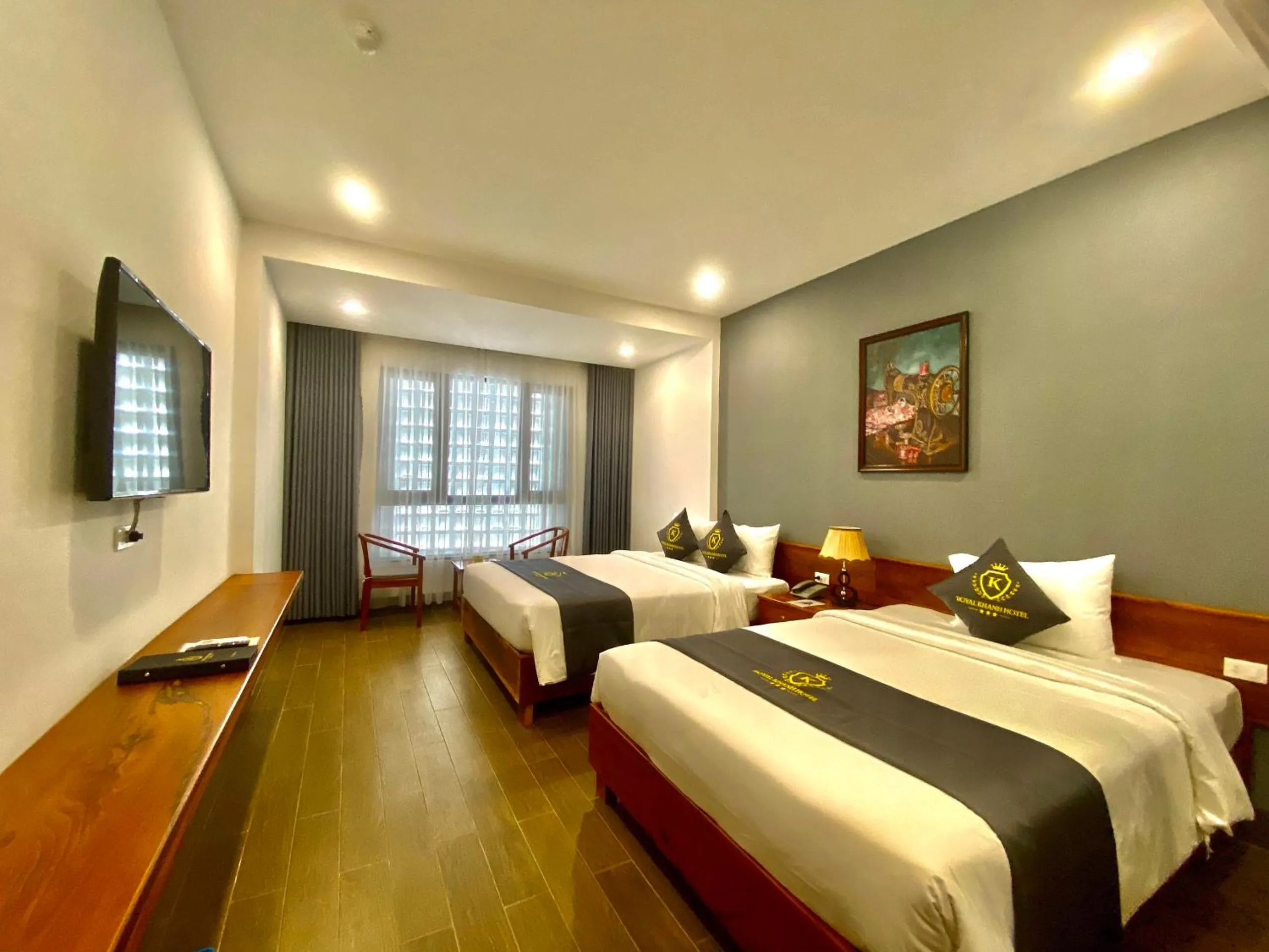 Bed in Royal Khanh Hotel