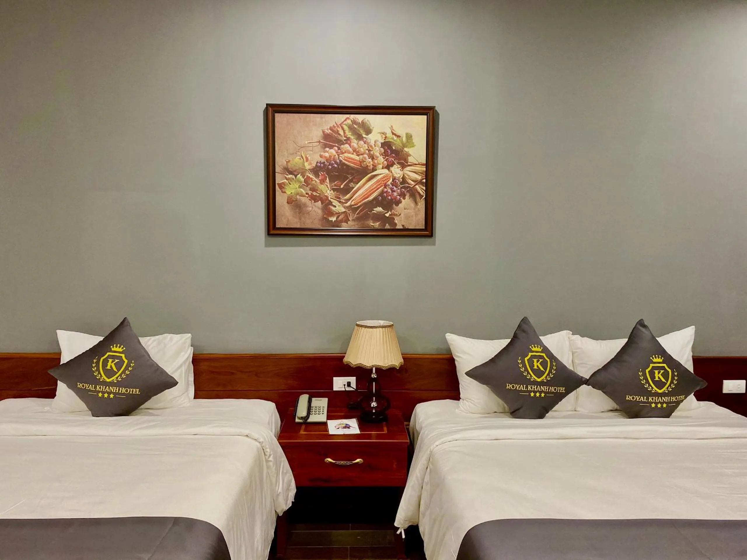 Bed in Royal Khanh Hotel