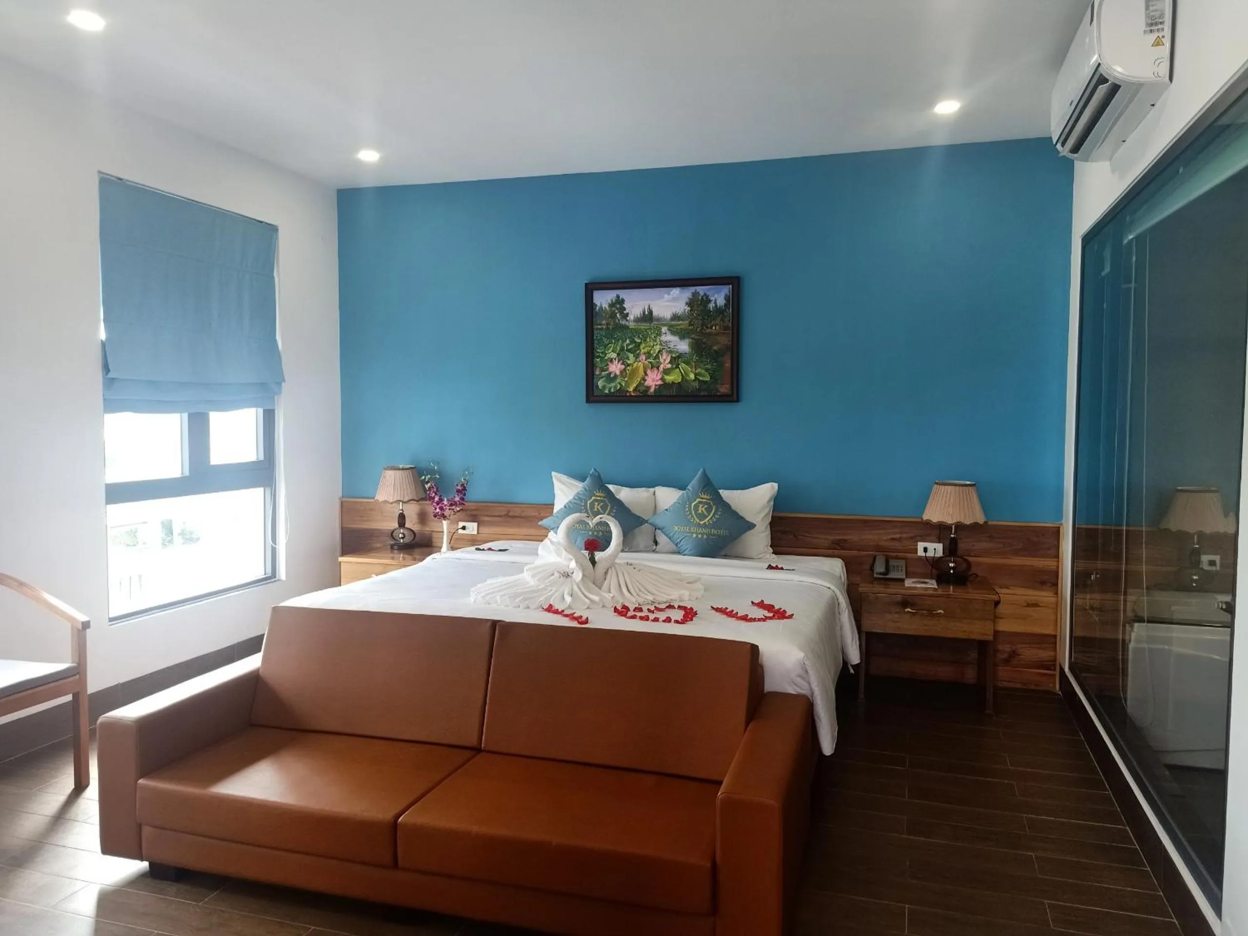 Bed in Royal Khanh Hotel