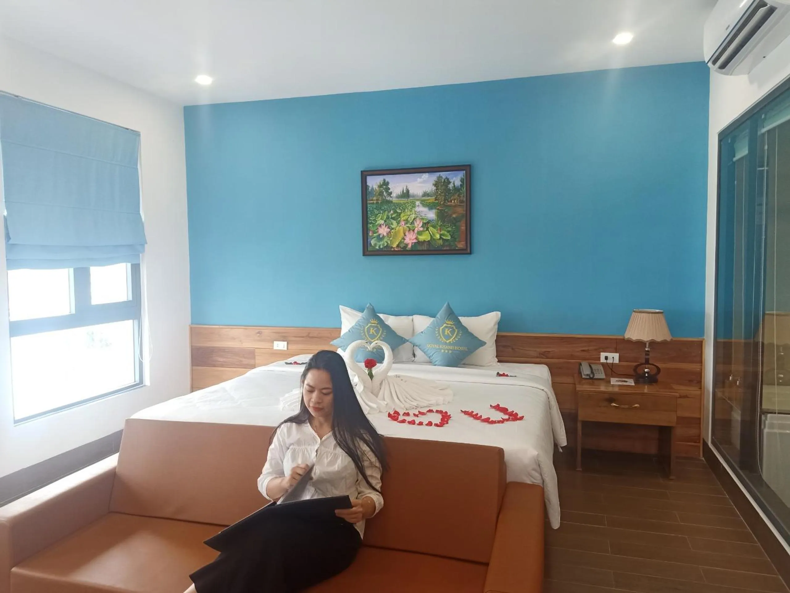 People, Bed in Royal Khanh Hotel