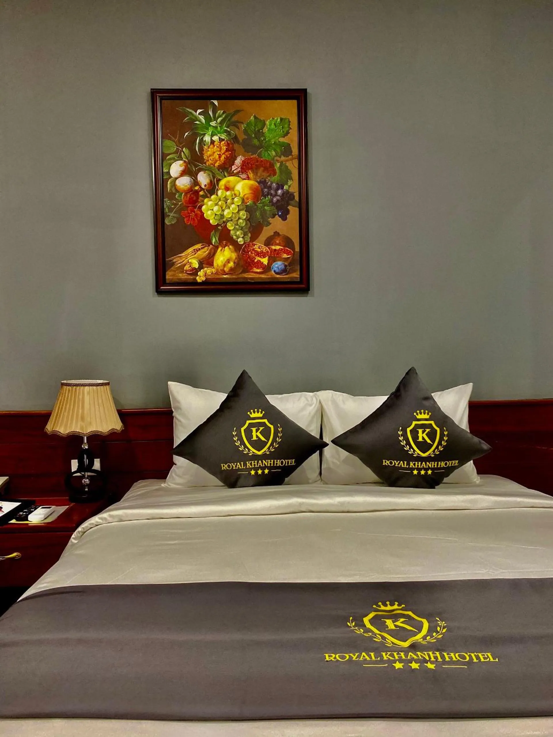 Bed in Royal Khanh Hotel