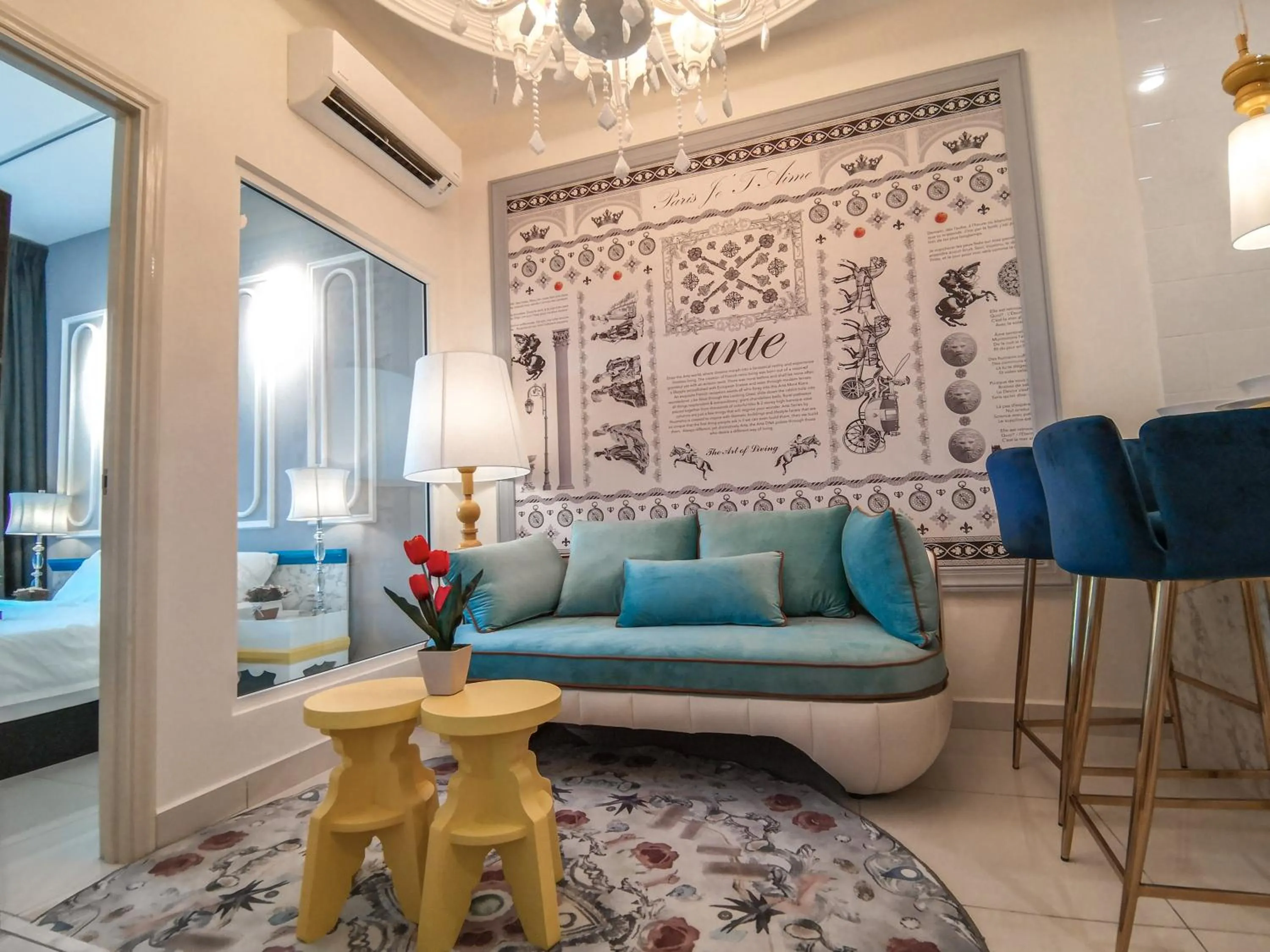 Living room in Zetter Suite Arte Mont Kiara