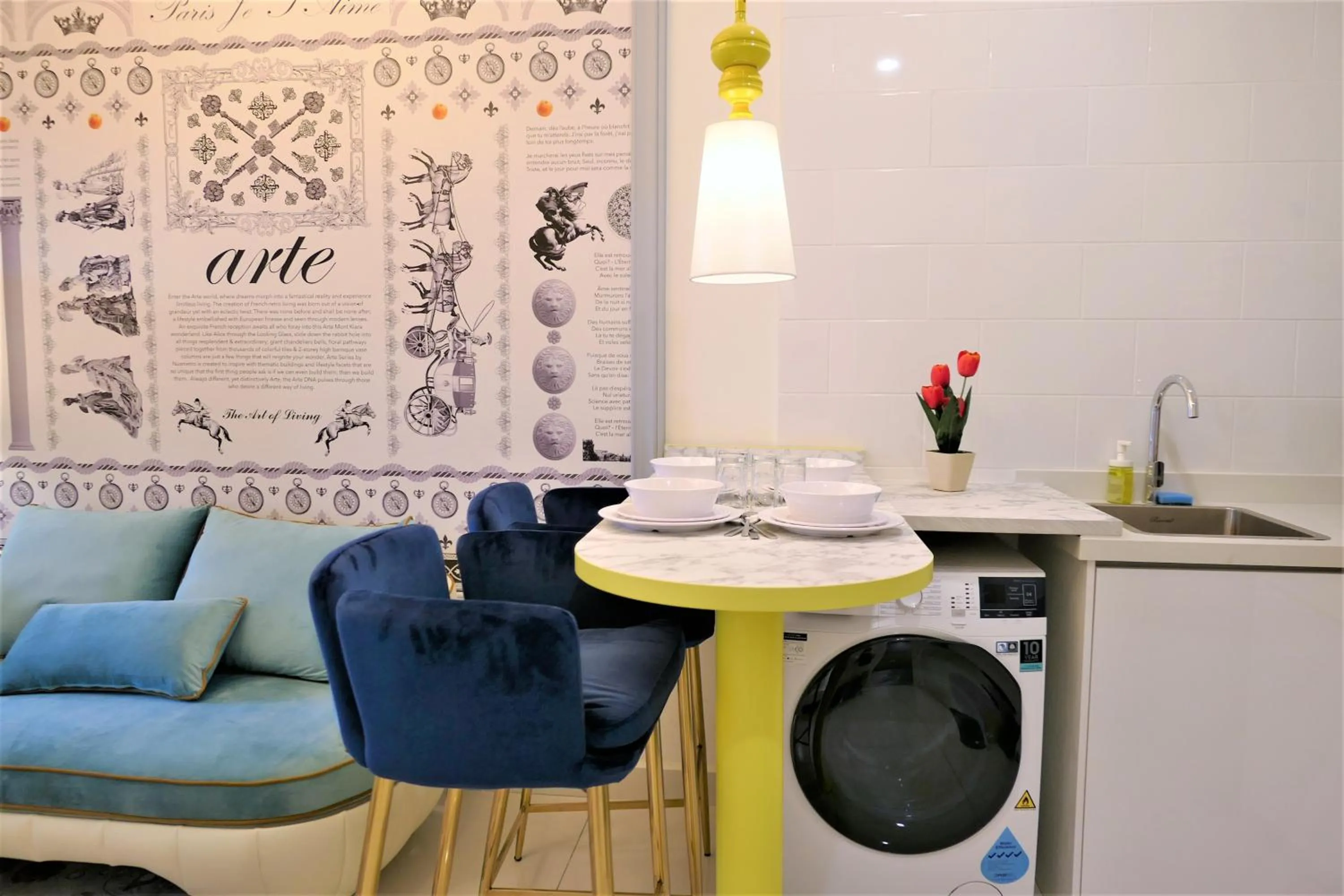 Dining area in Zetter Suite Arte Mont Kiara