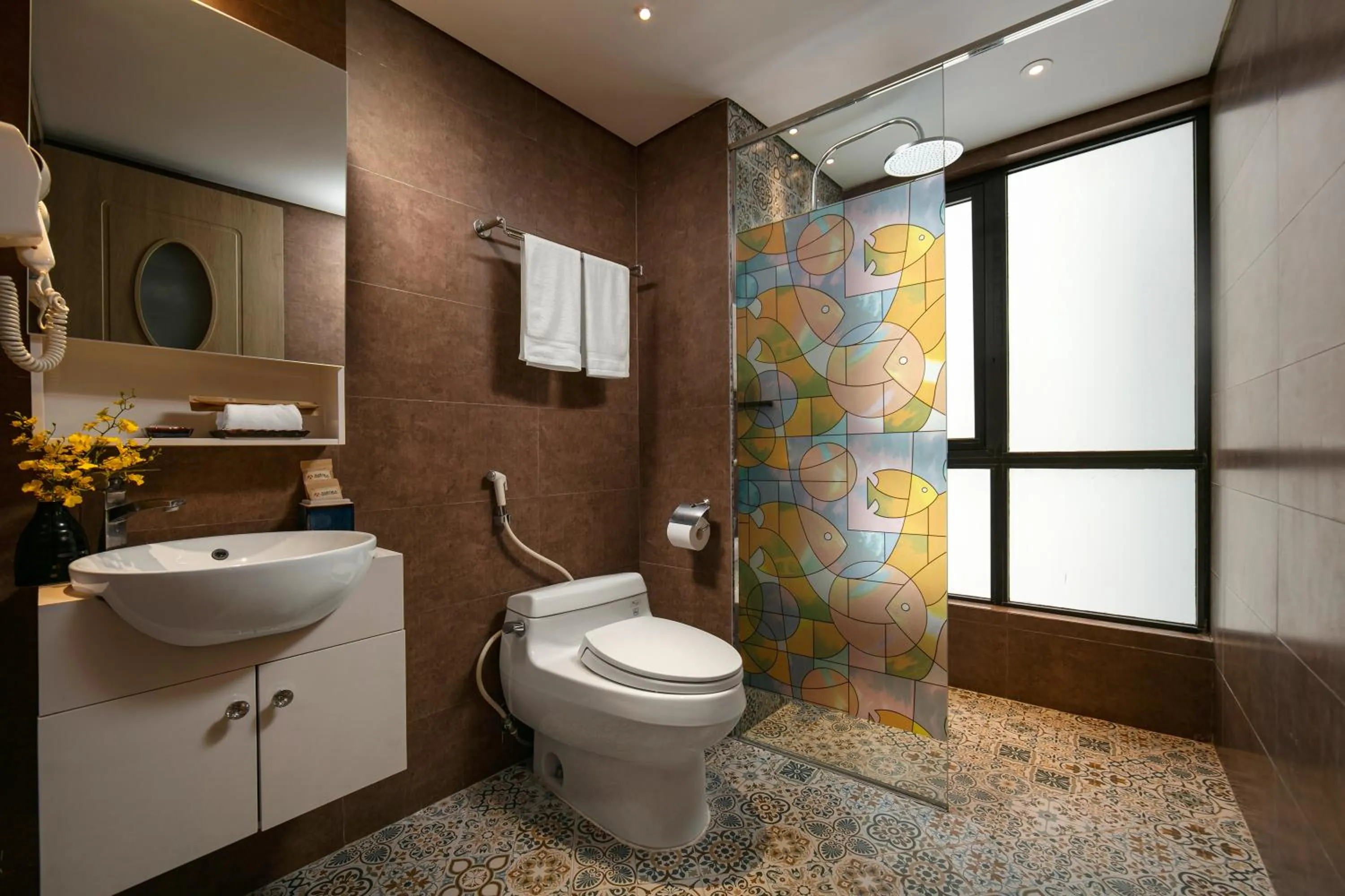 Shower in Bendecir Hotel & Spa