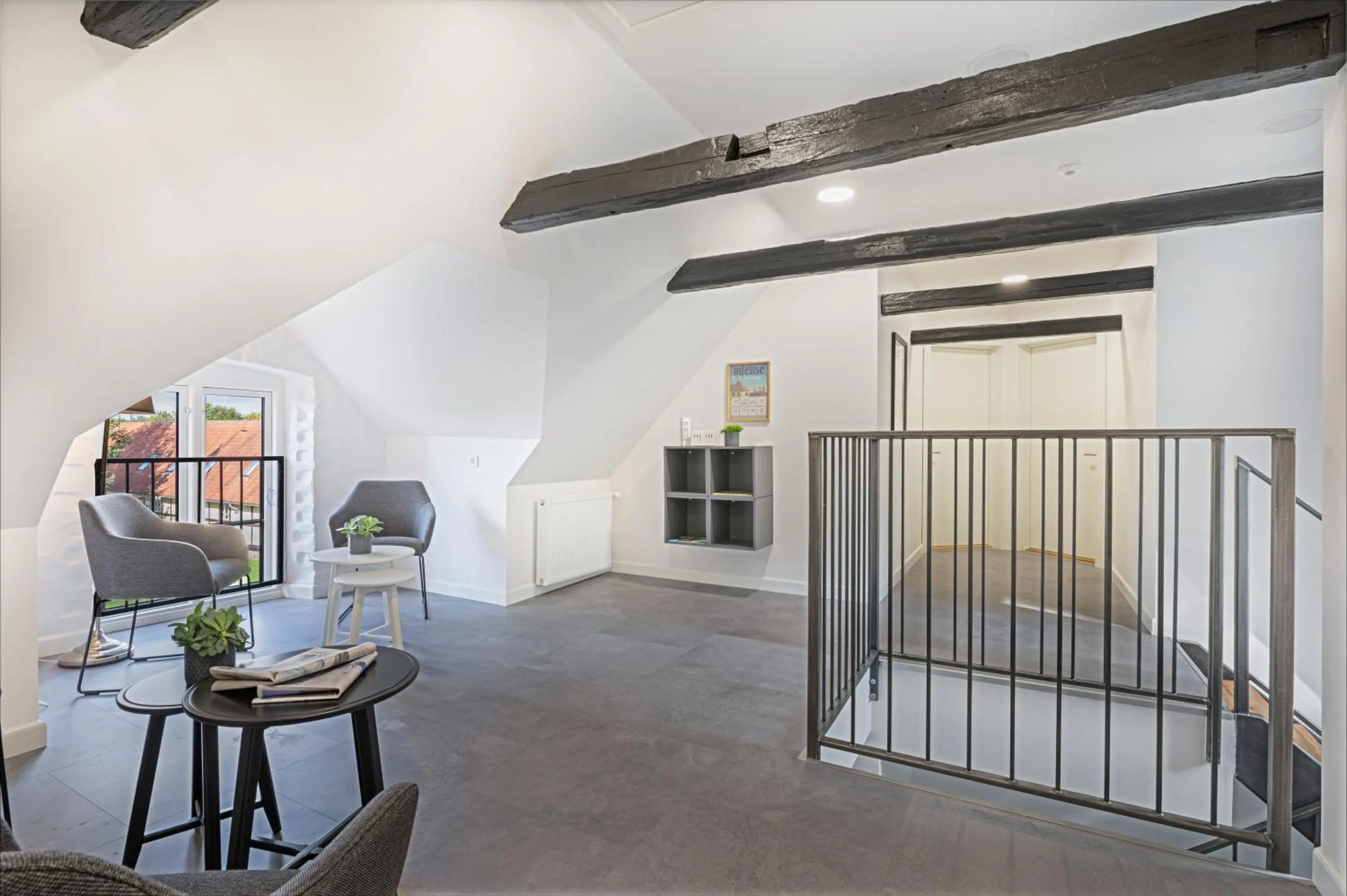 Seating area in Kragsbjerggaard