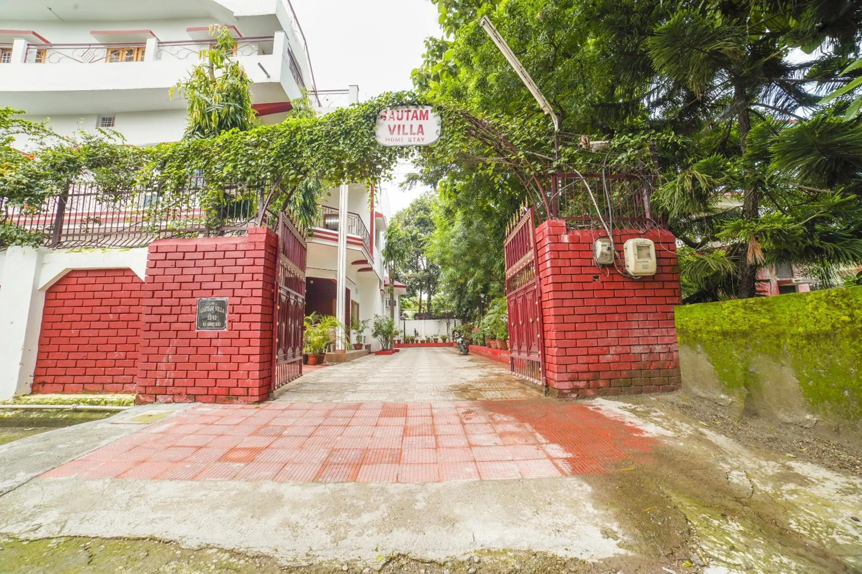 Facade/entrance in Hotel O Home Gautam Homestay