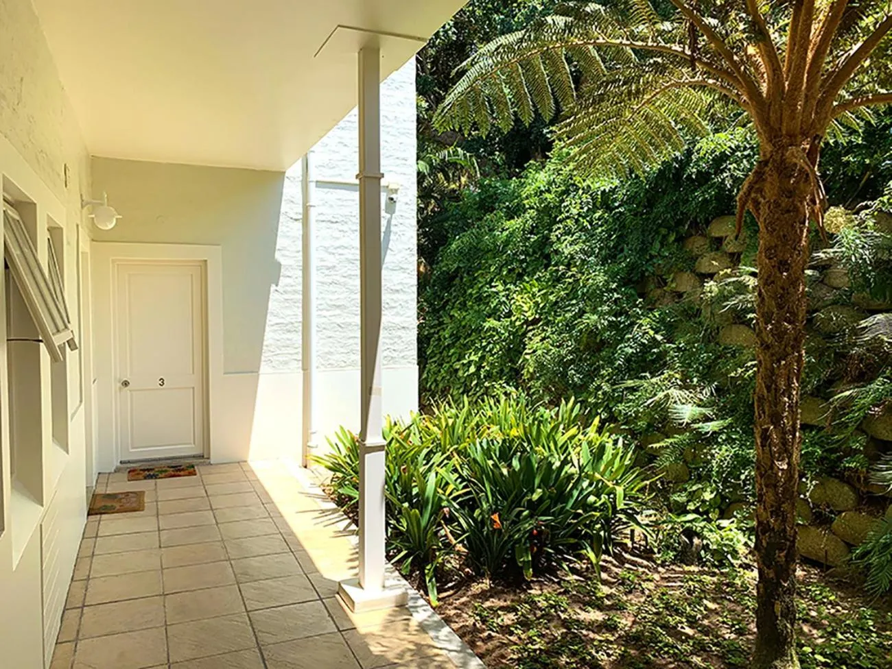 Patio in Coral Tree Colony Bed & Breakfast