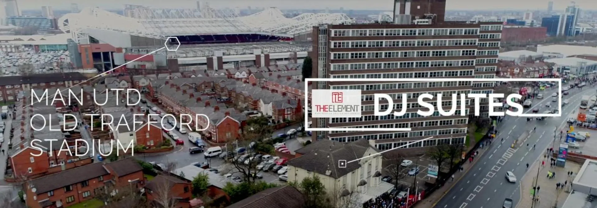 Bird's eye view in DJ Suites The Element