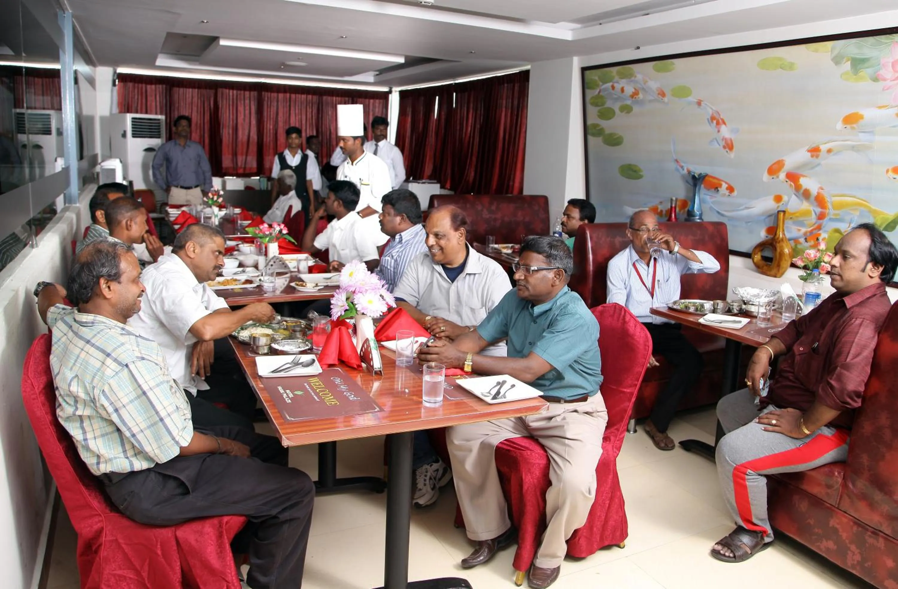 Staff in Hotel Vassi Palaze