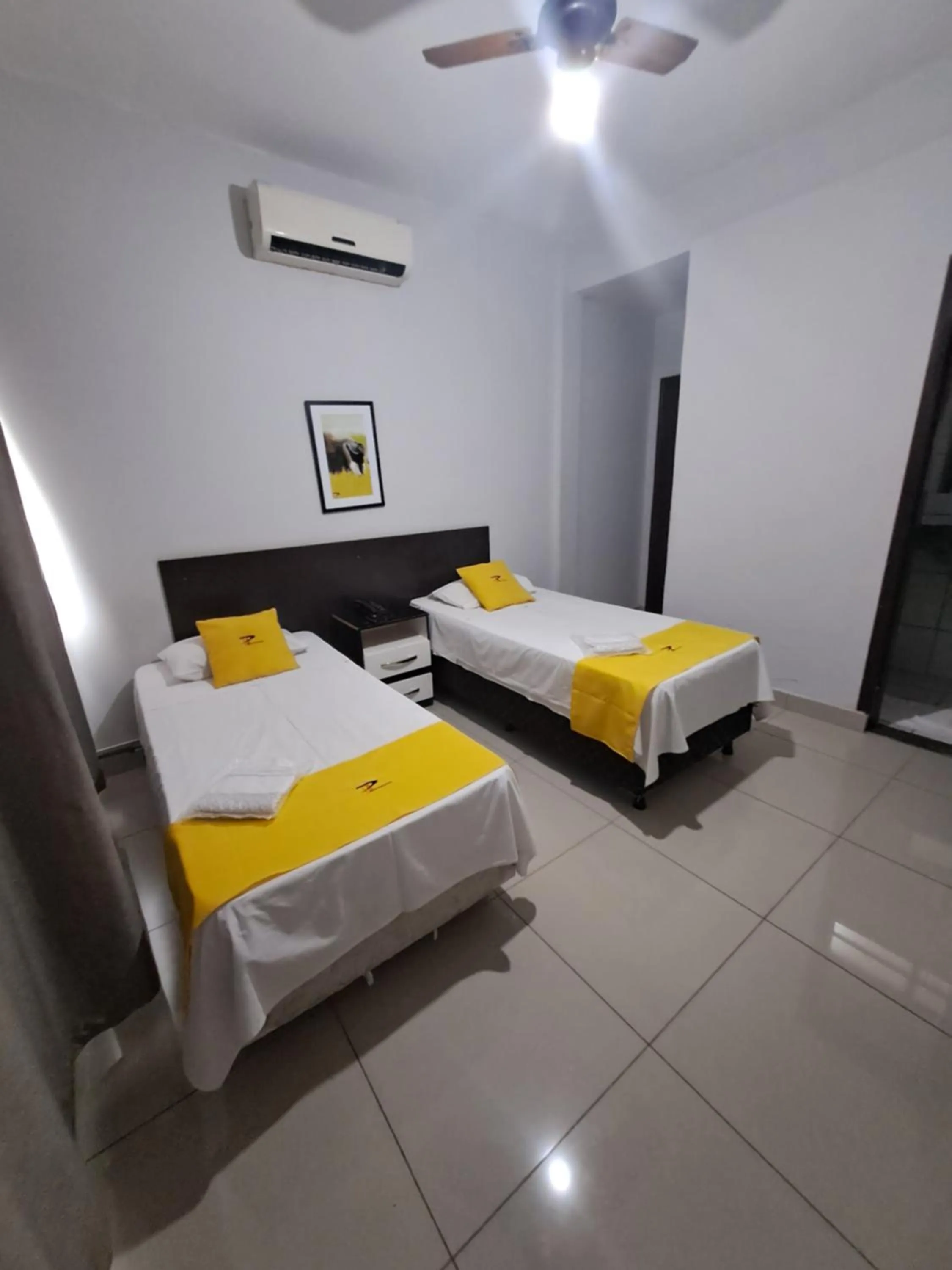 Bed in Hotel Panorama, Cuiabá