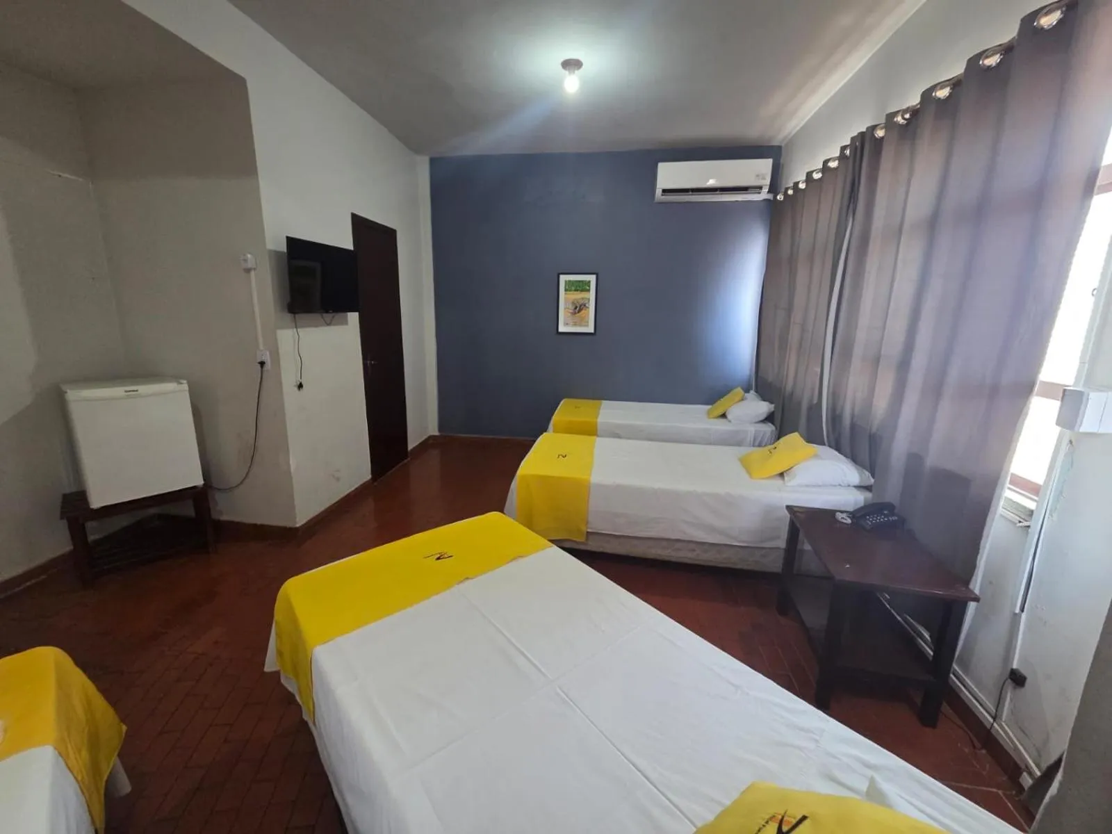 Bed in Hotel Panorama, Cuiabá