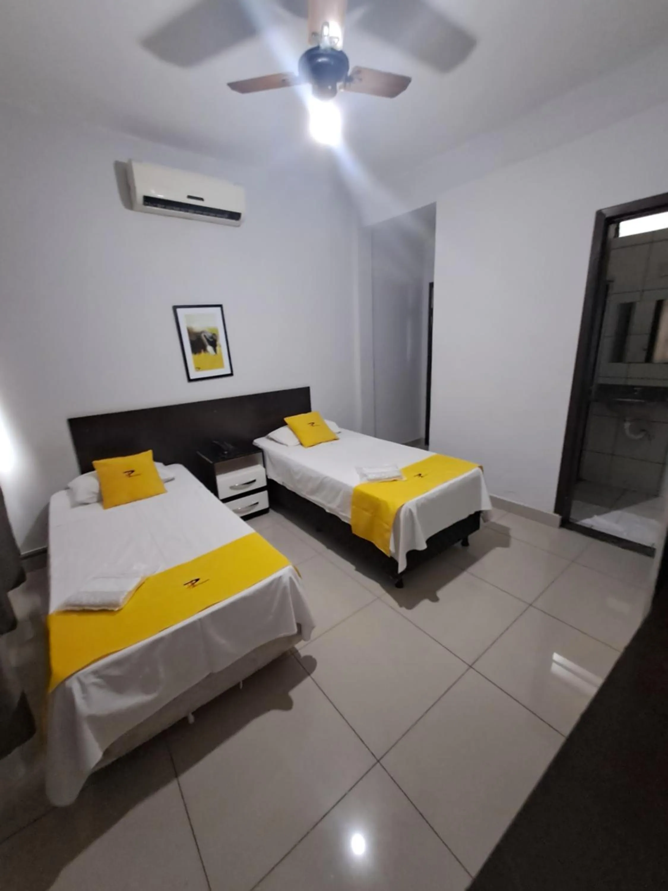 Bed in Hotel Panorama, Cuiabá