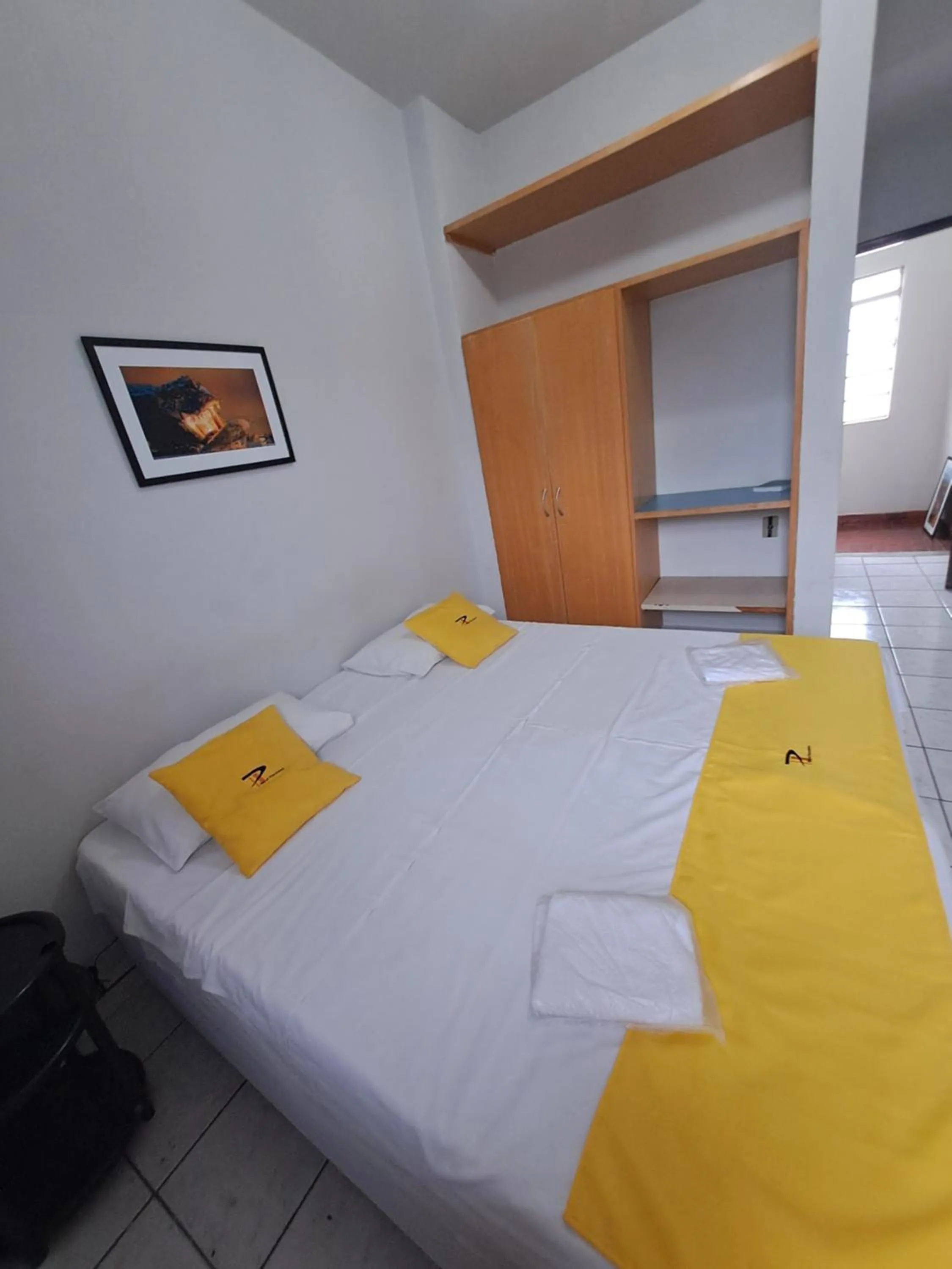 Bed in Hotel Panorama, Cuiabá