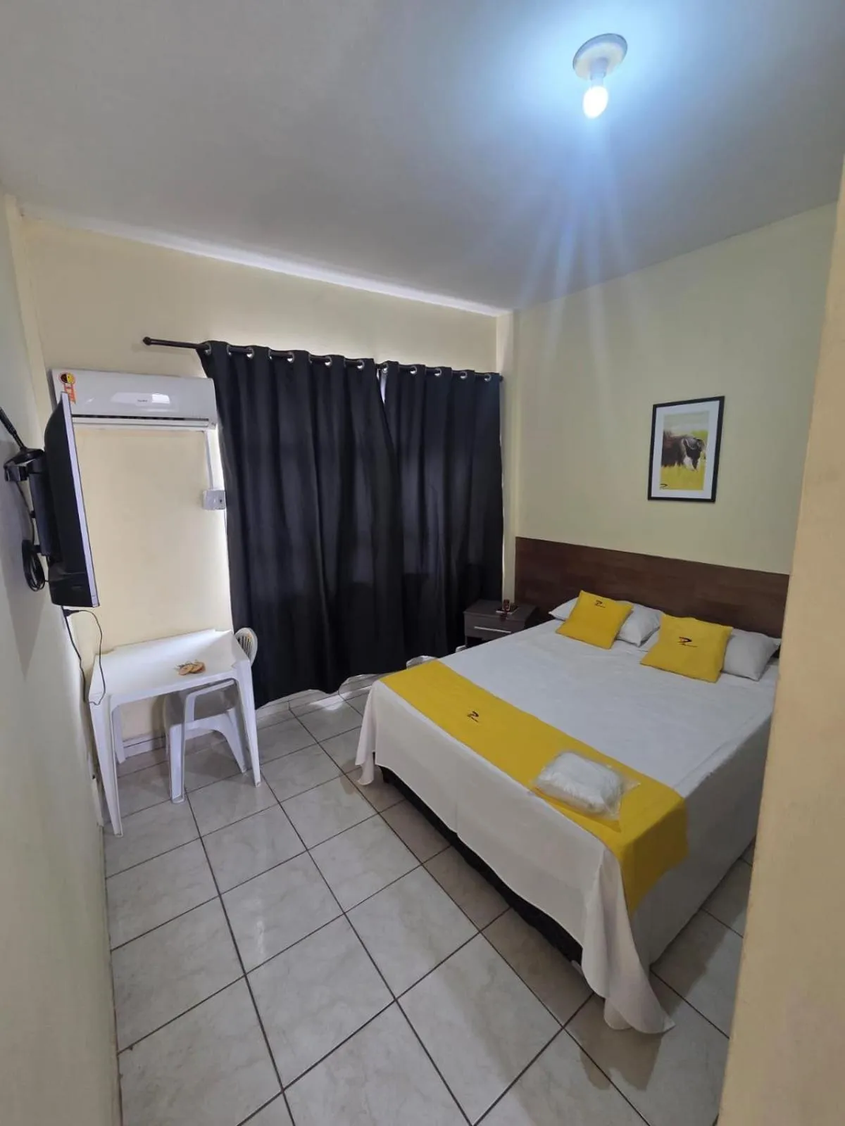 Bed in Hotel Panorama, Cuiabá