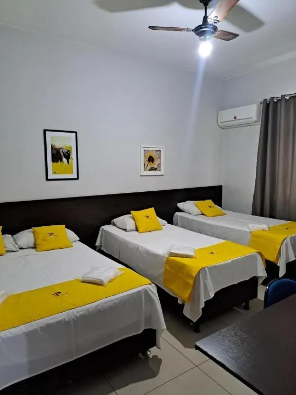 Bed in Hotel Panorama, Cuiabá