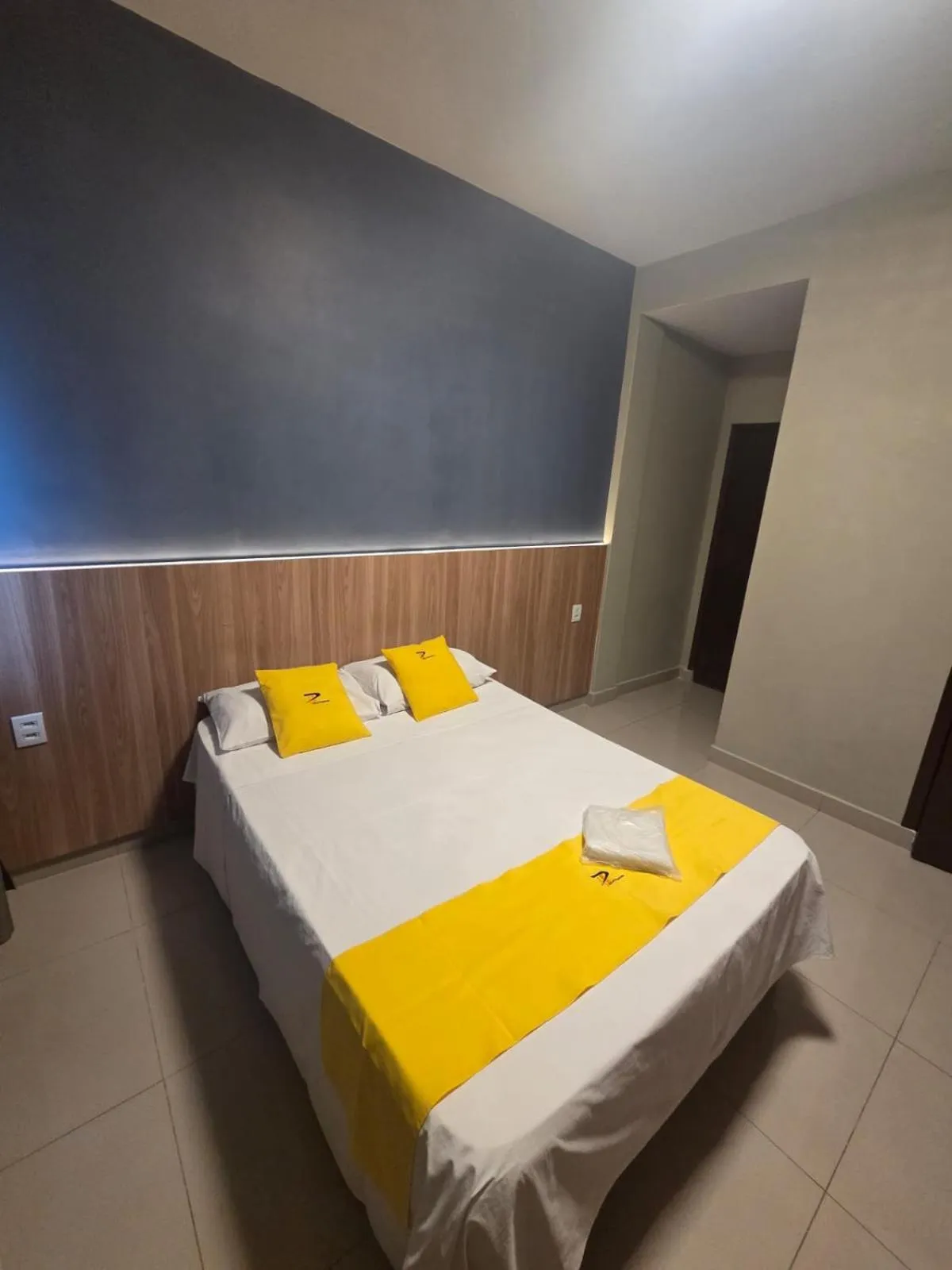 Bed in Hotel Panorama, Cuiabá