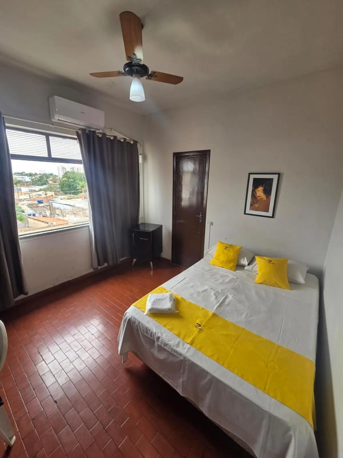 Bed in Hotel Panorama, Cuiabá