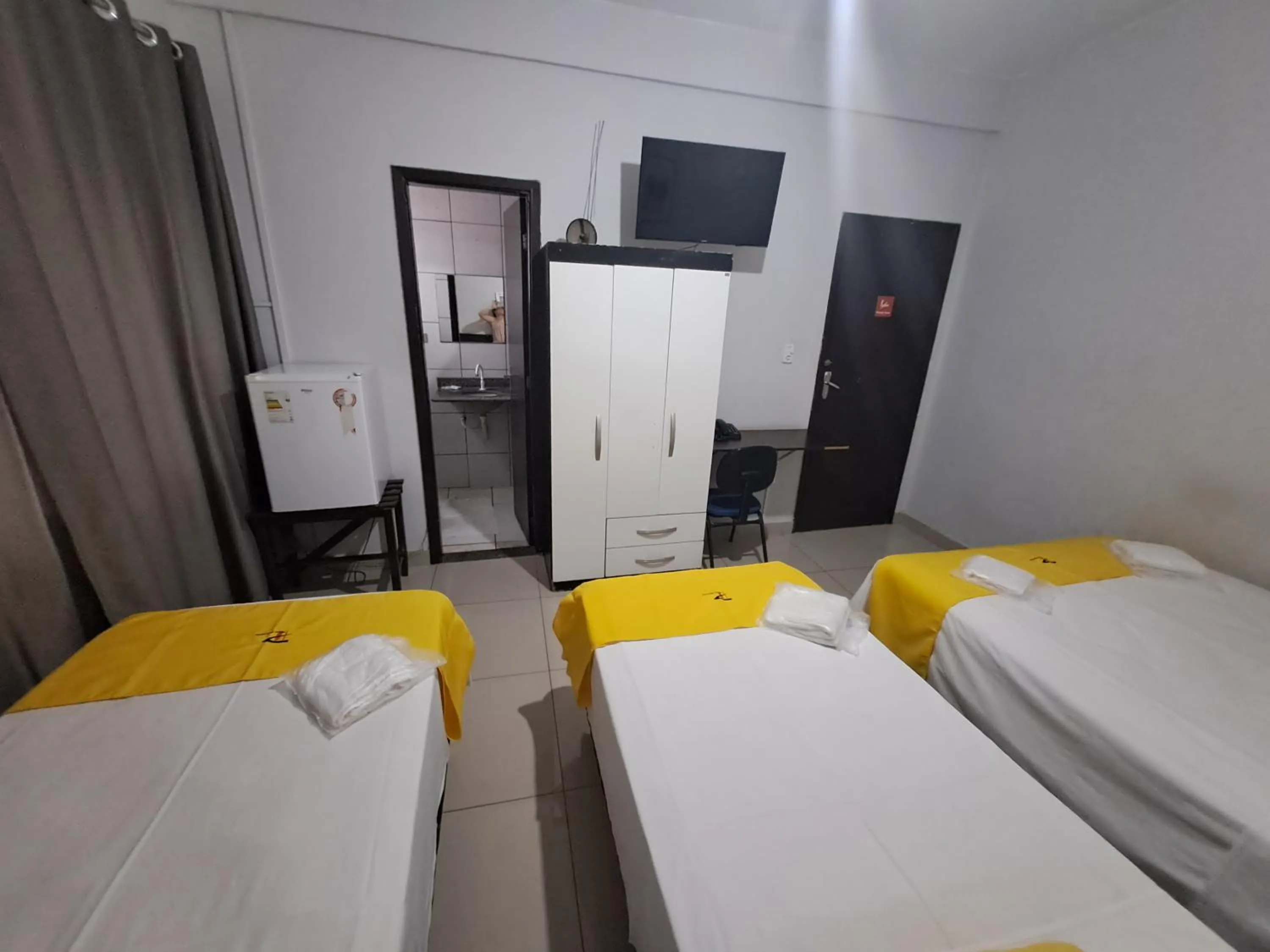 Bed in Hotel Panorama, Cuiabá