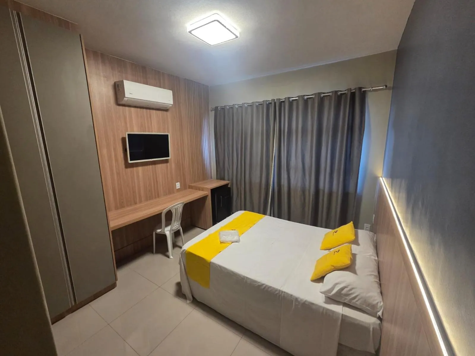 Bed in Hotel Panorama, Cuiabá