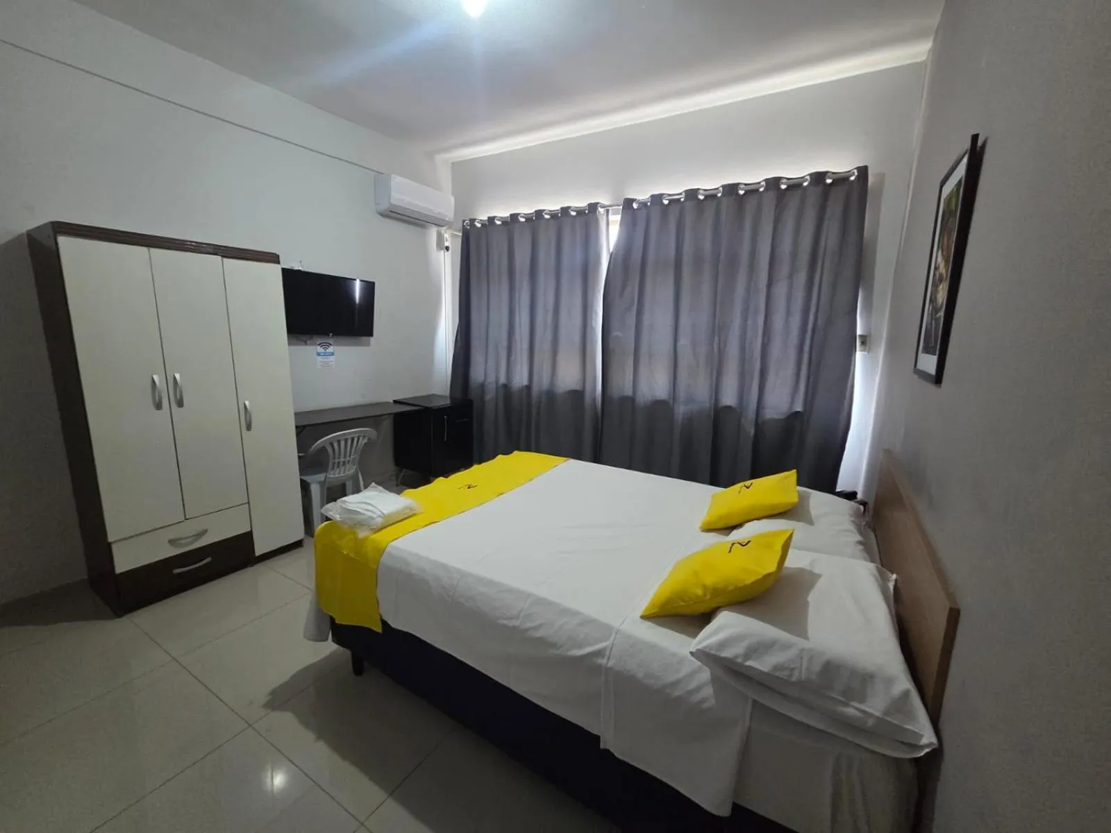 Bed in Hotel Panorama, Cuiabá