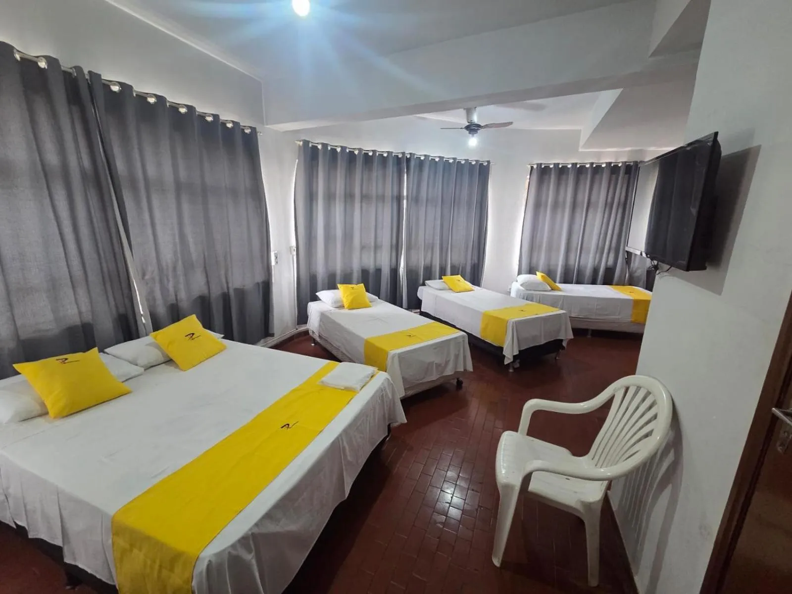 Bed in Hotel Panorama, Cuiabá