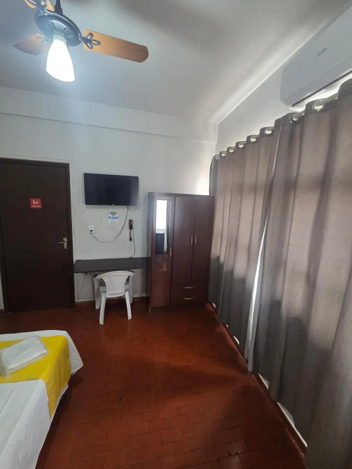 Bed in Hotel Panorama, Cuiabá